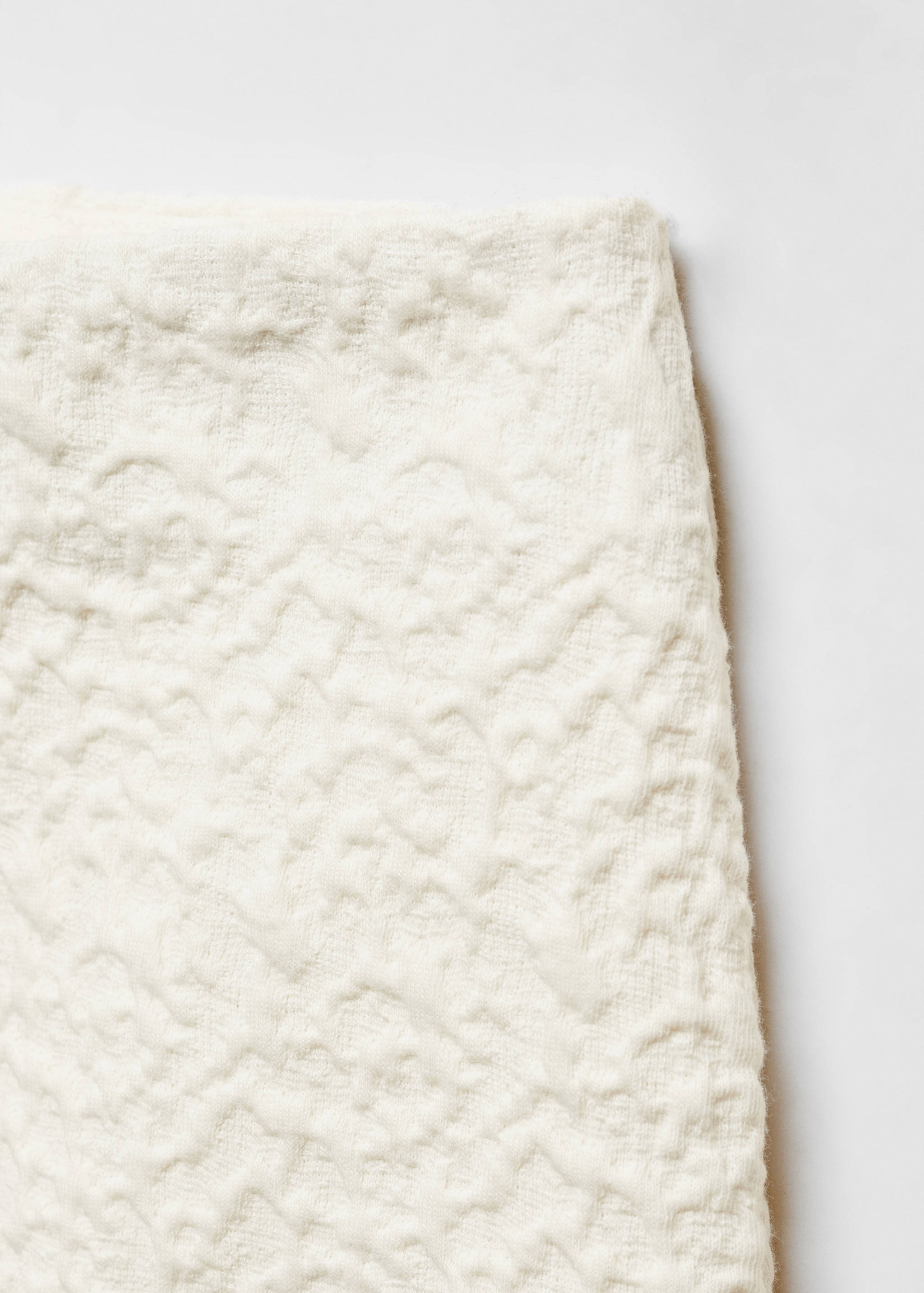 Textured cotton skirt - Детальніше про товар 8