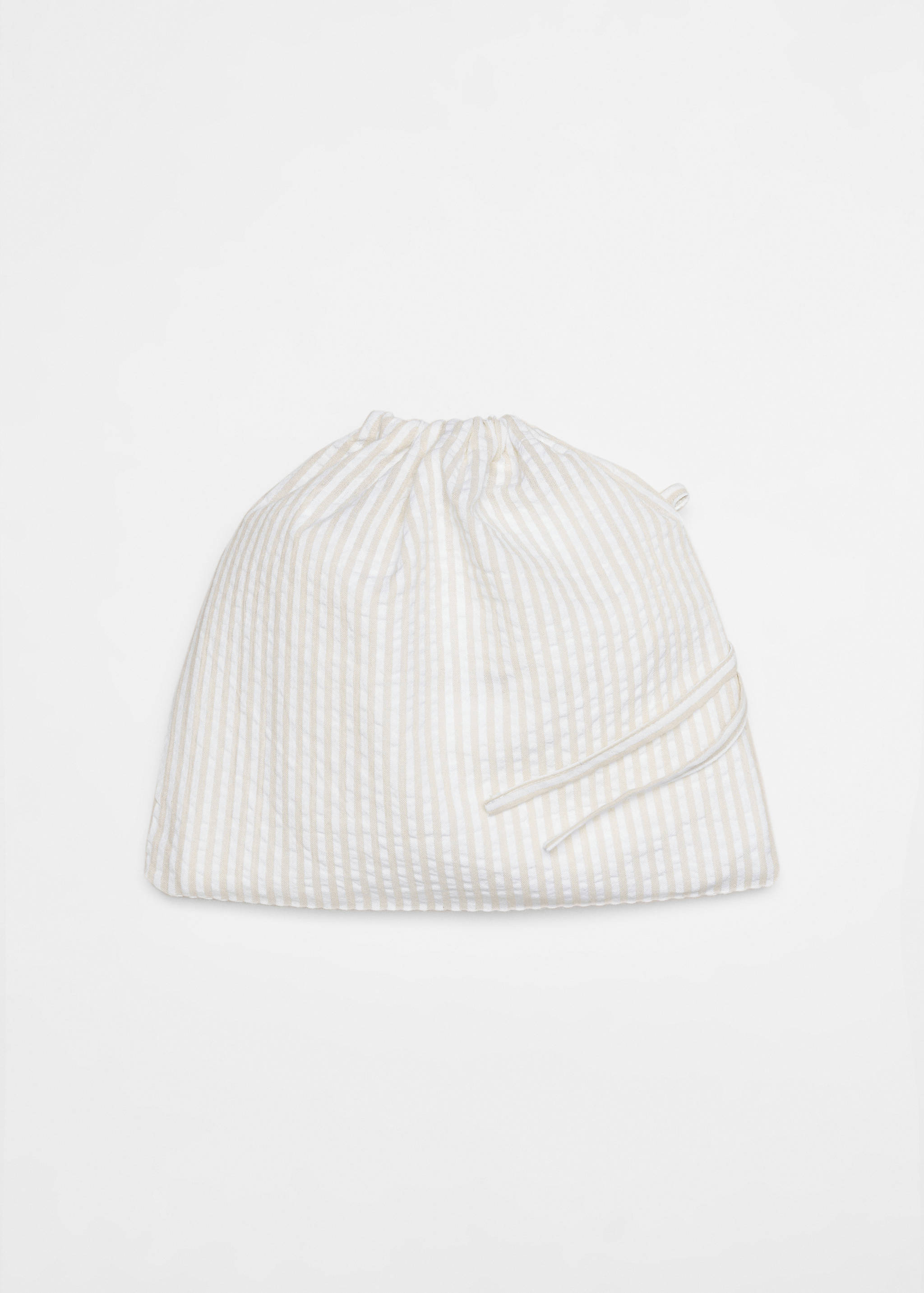 Two-piece striped cotton pyjamas - Details of the article 0