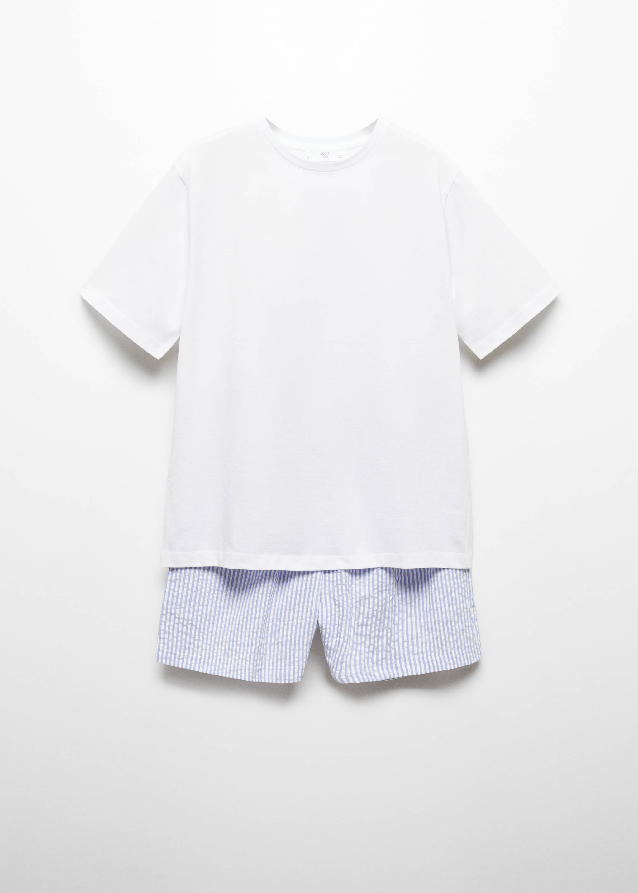 Two-piece striped cotton pyjamas - Article without model