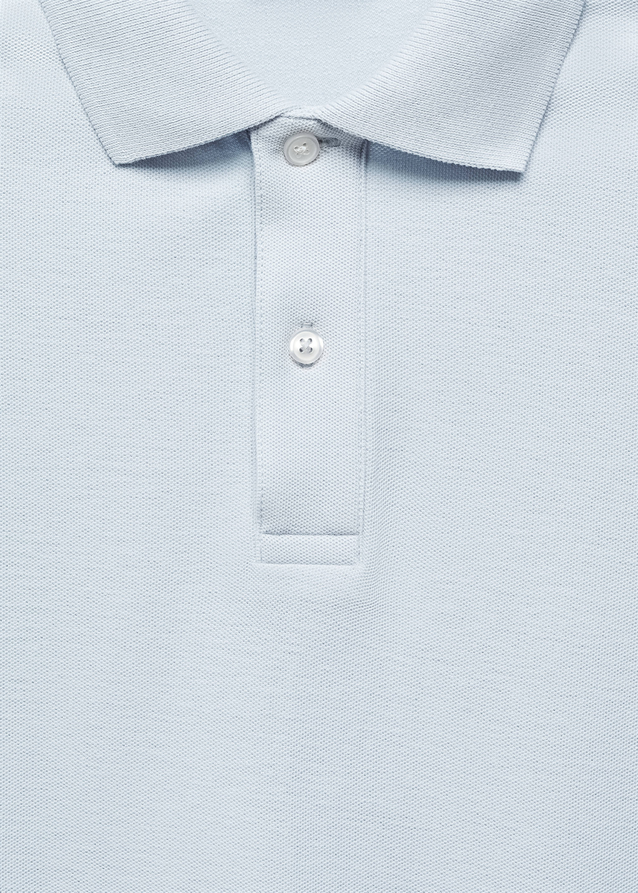 100% cotton pique polo shirt - Details of the article 8