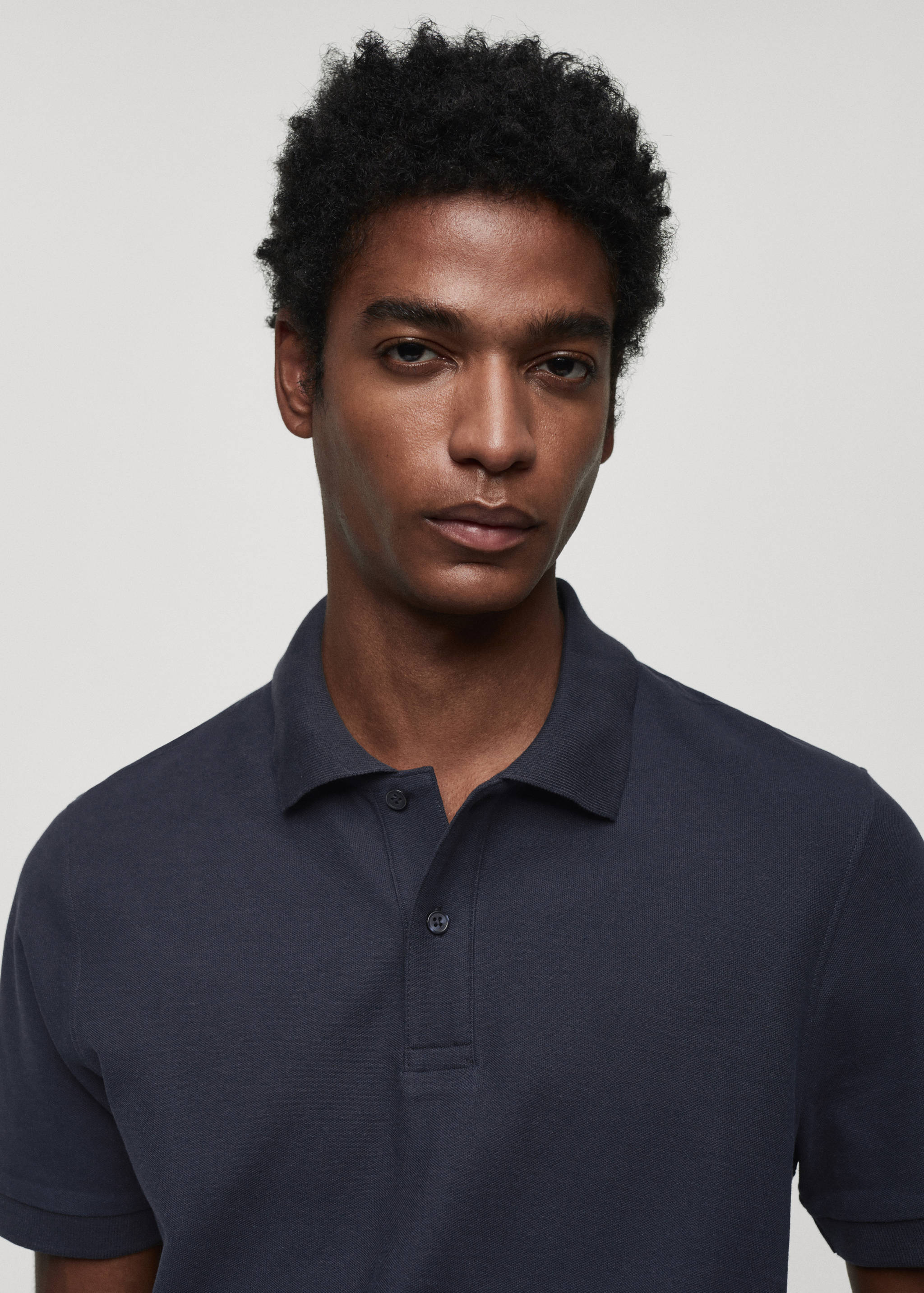 100% cotton pique polo shirt - Details of the article 1