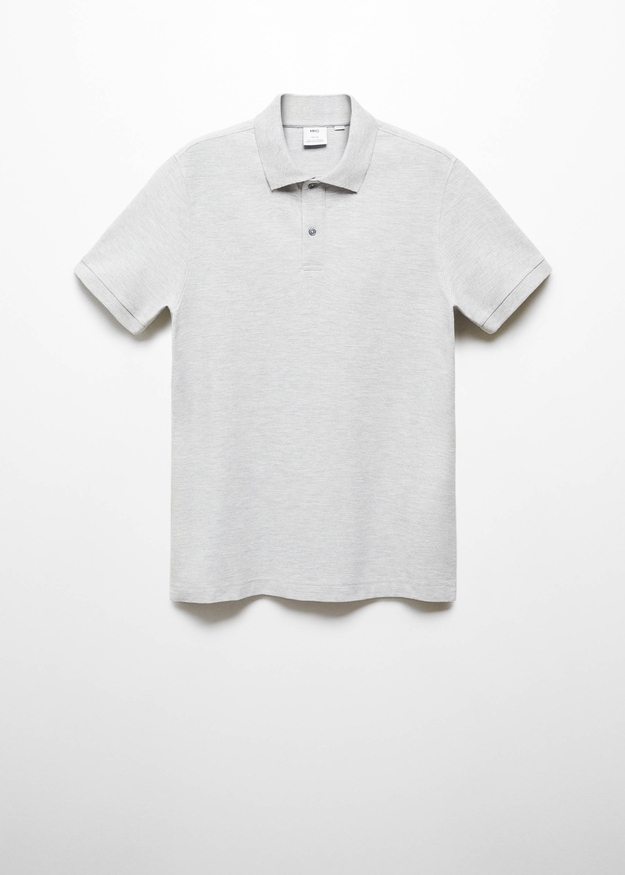 100% cotton pique polo shirt - Article without model