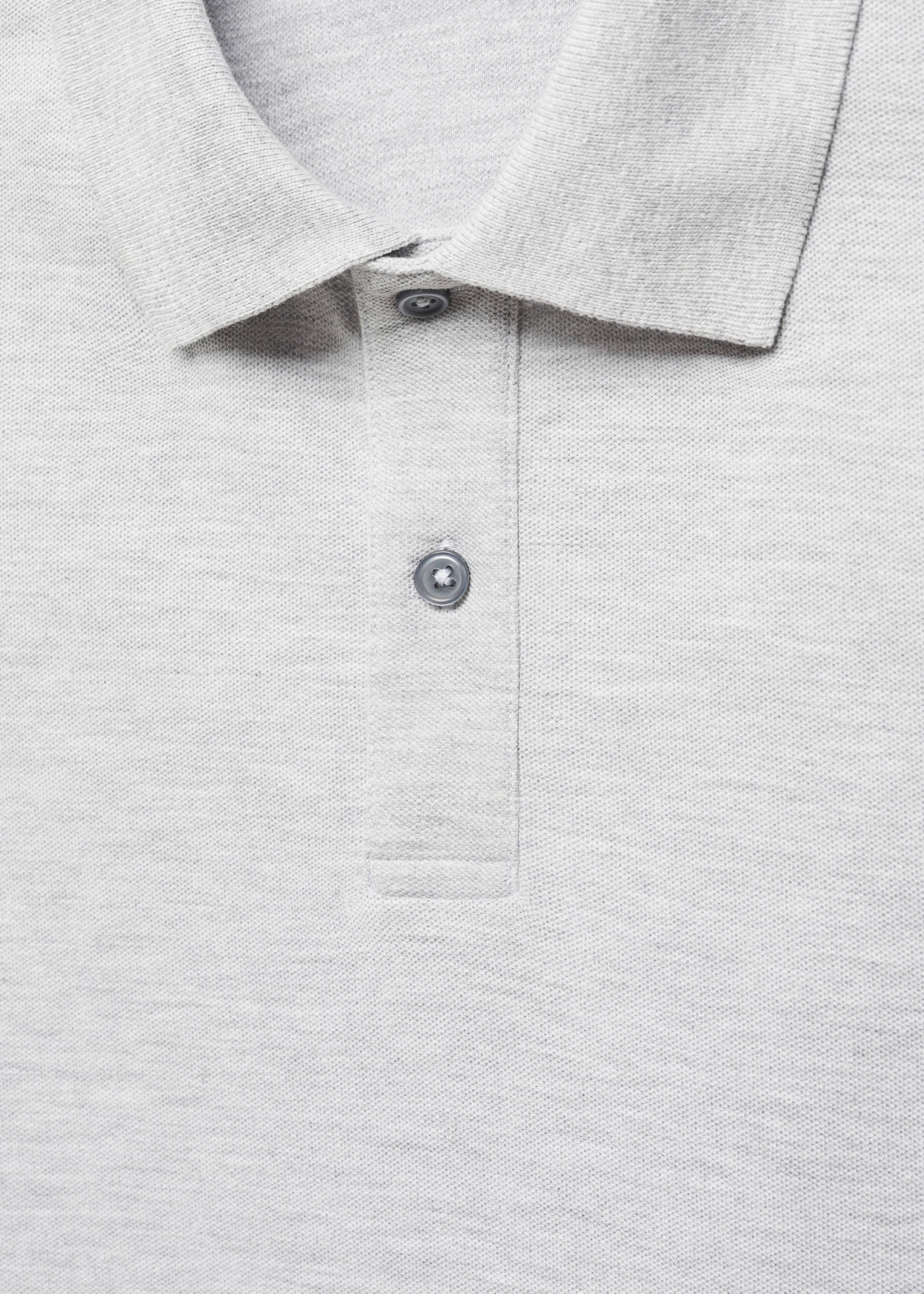 100% cotton pique polo shirt - Details of the article 8