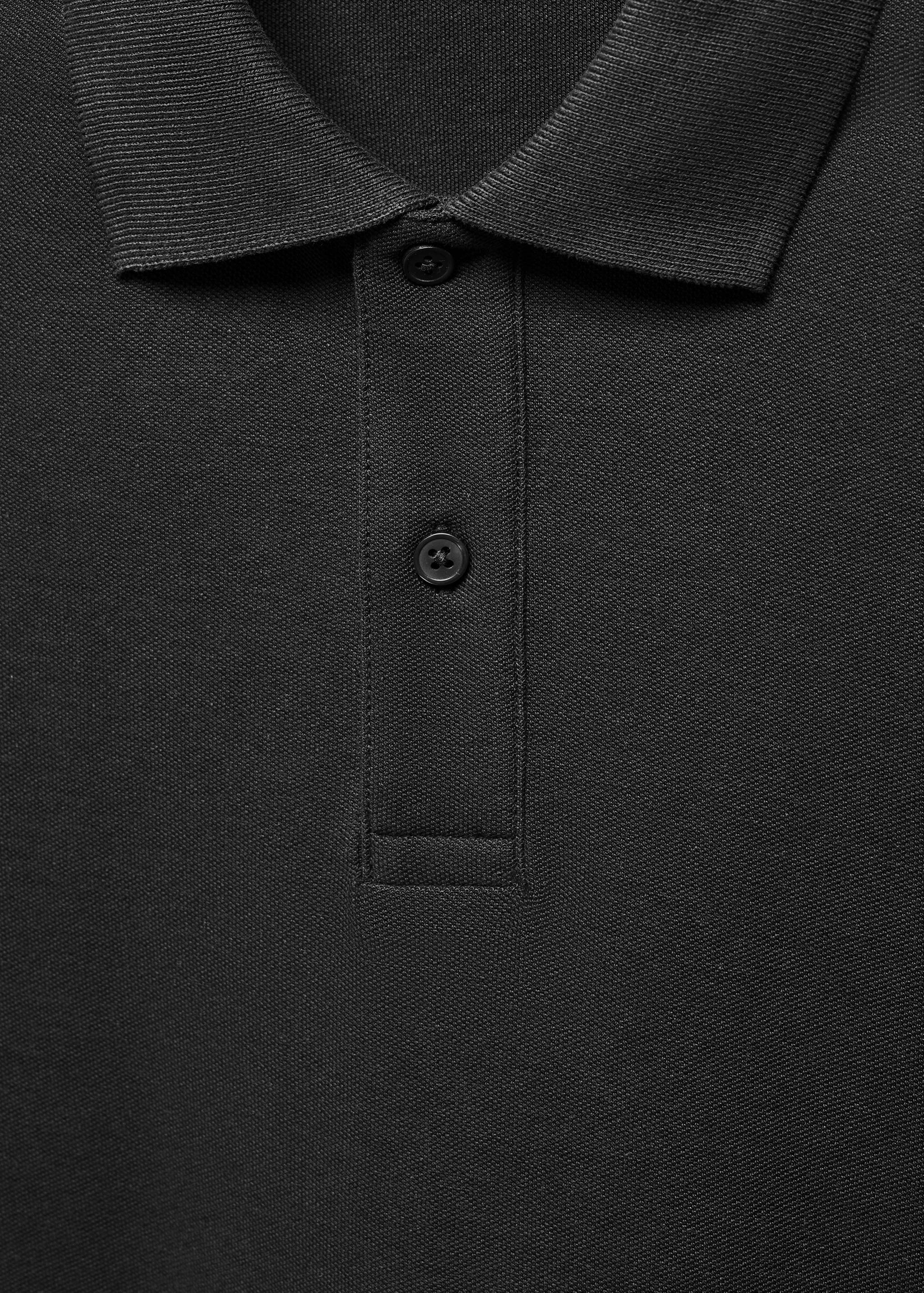 100% cotton pique polo shirt - Details of the article 8