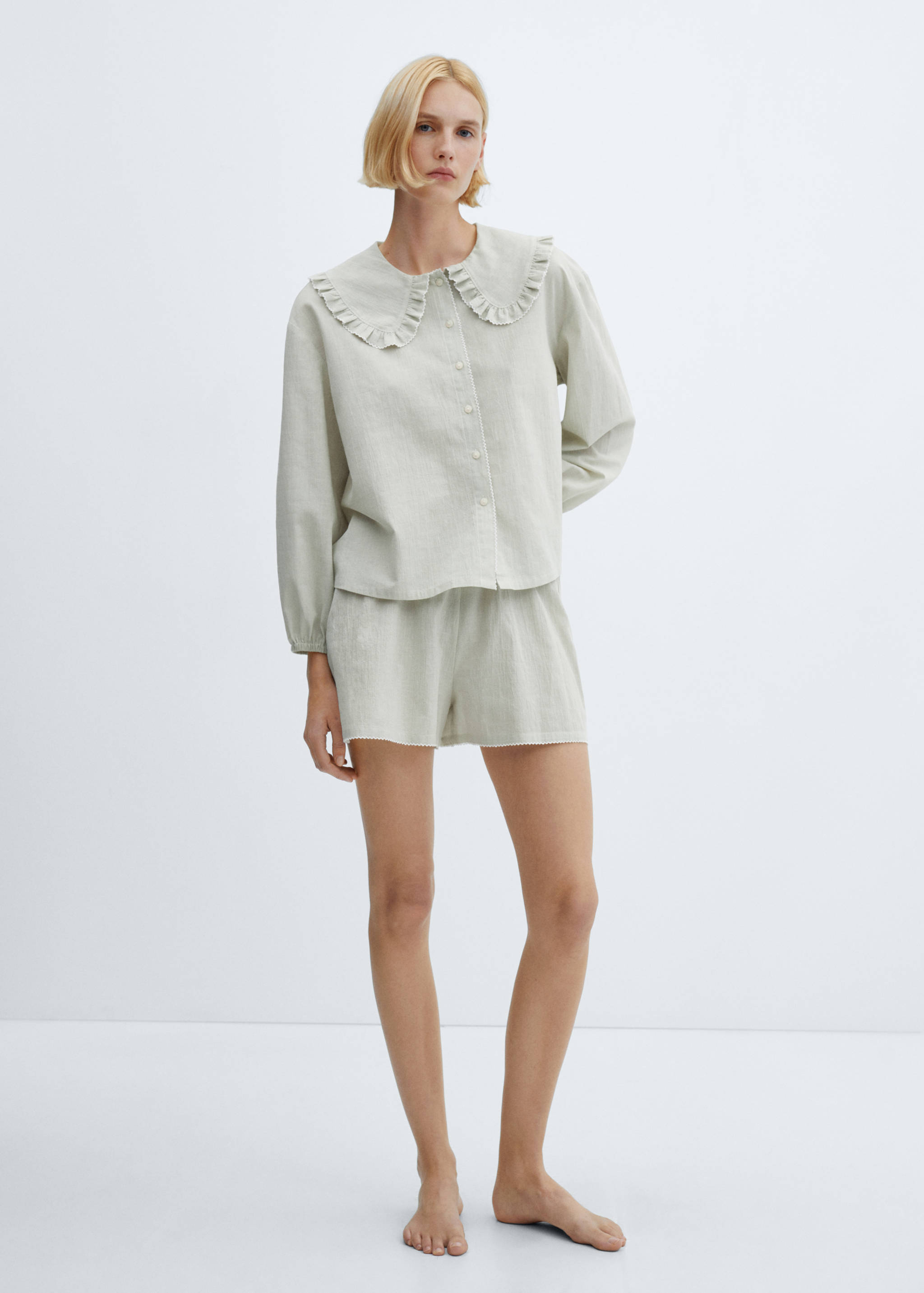 Two-piece flannel pyjamas - General plane