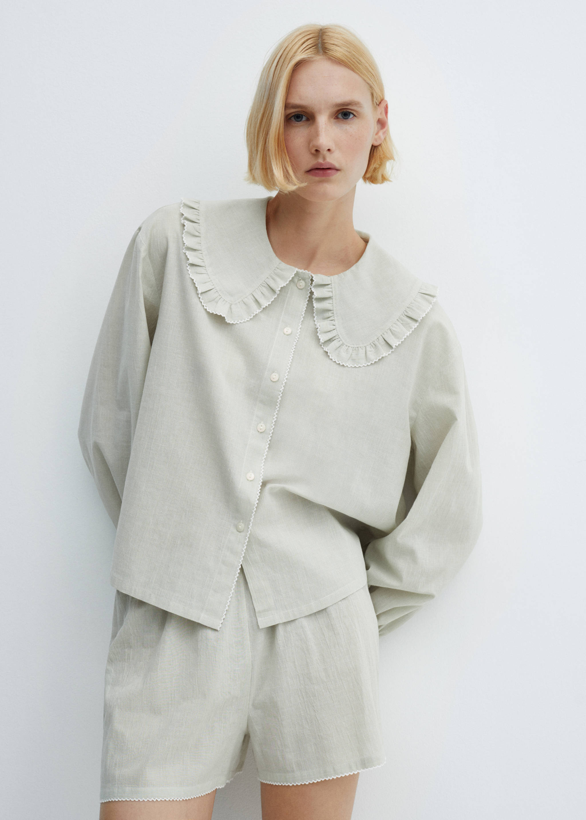 Two-piece flannel pyjamas - Medium plane