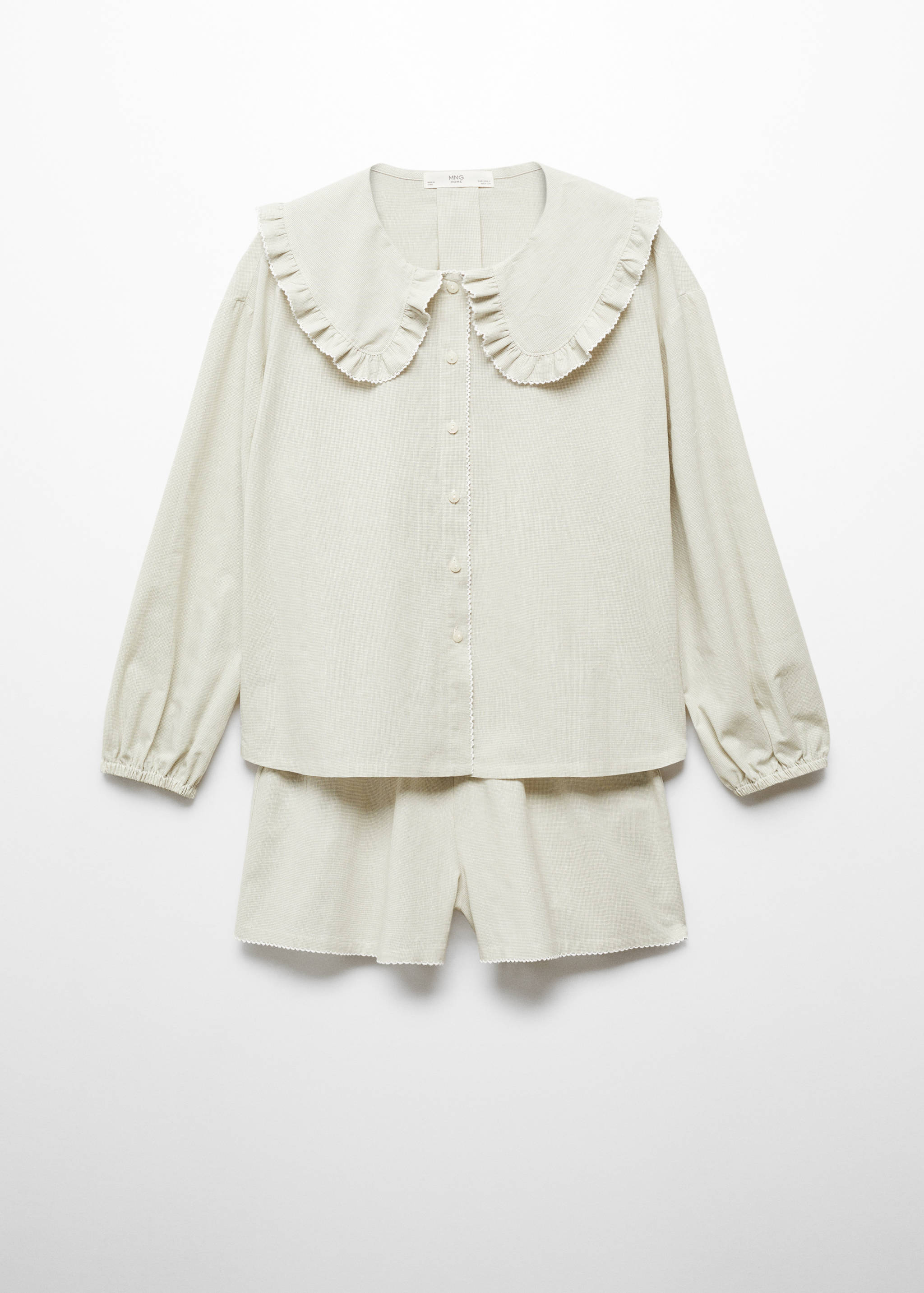 Two-piece flannel pyjamas - Article without model