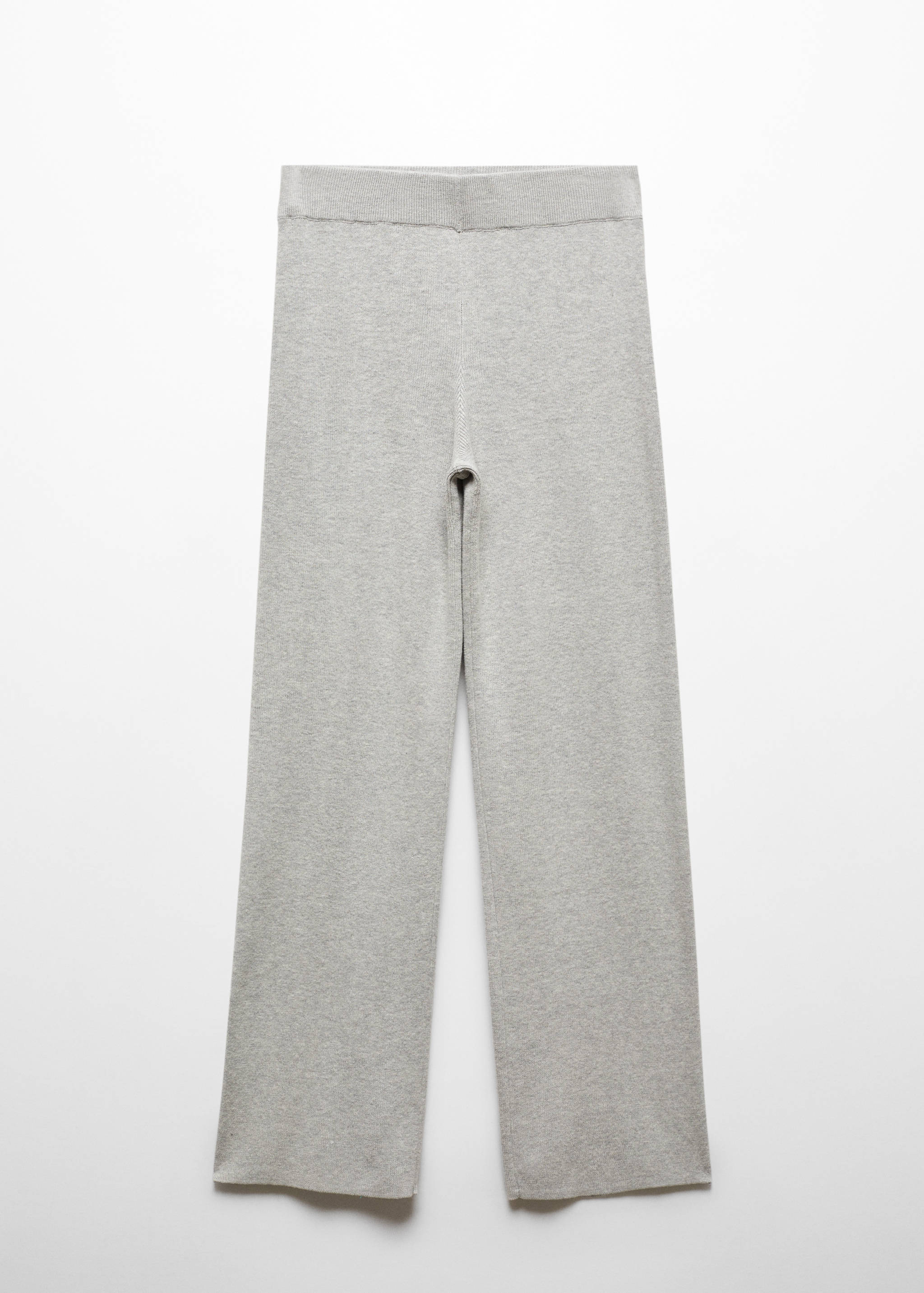 Straight knitted trousers - Article without model