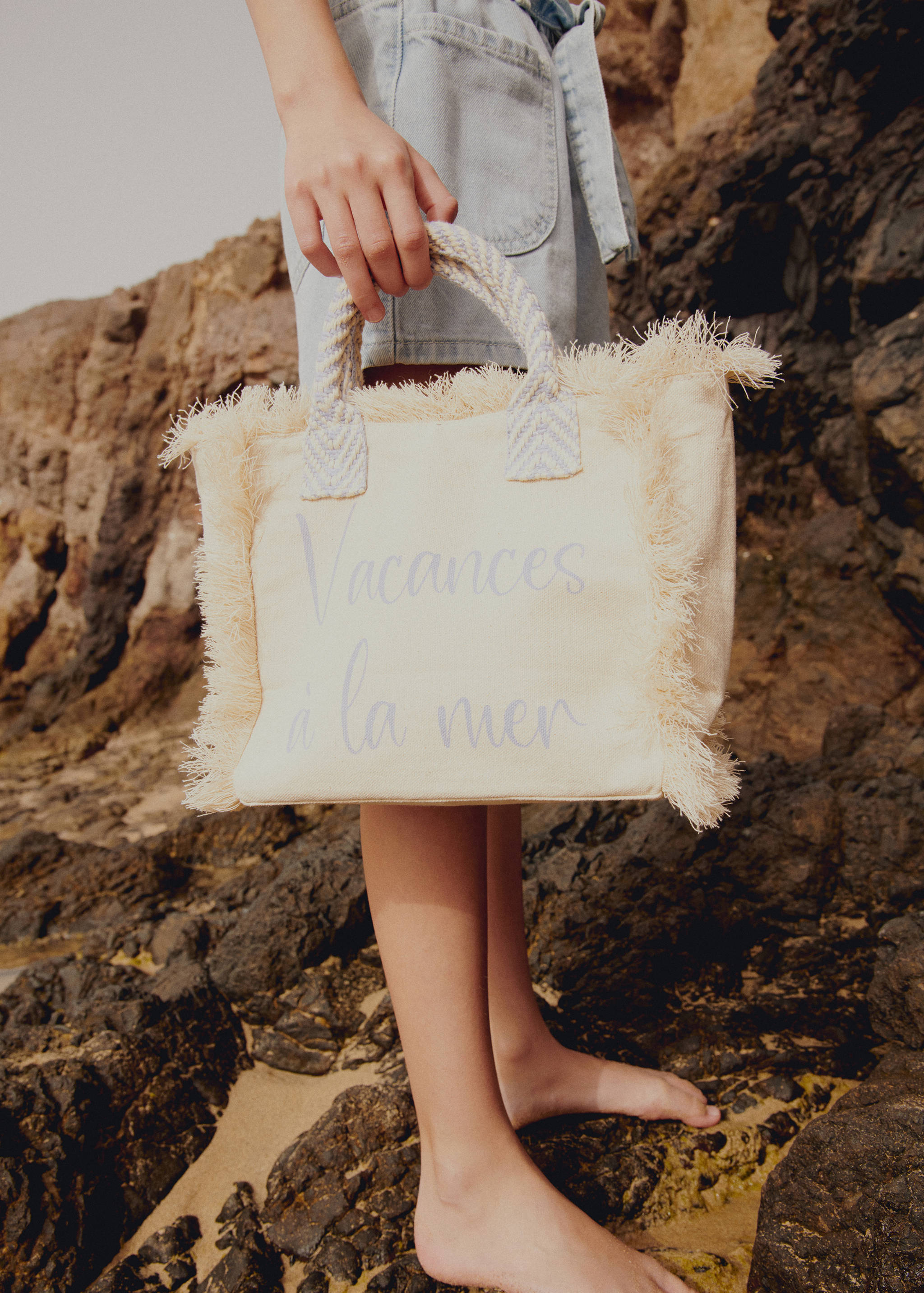 Fringed shopper bag - Details of the article 6