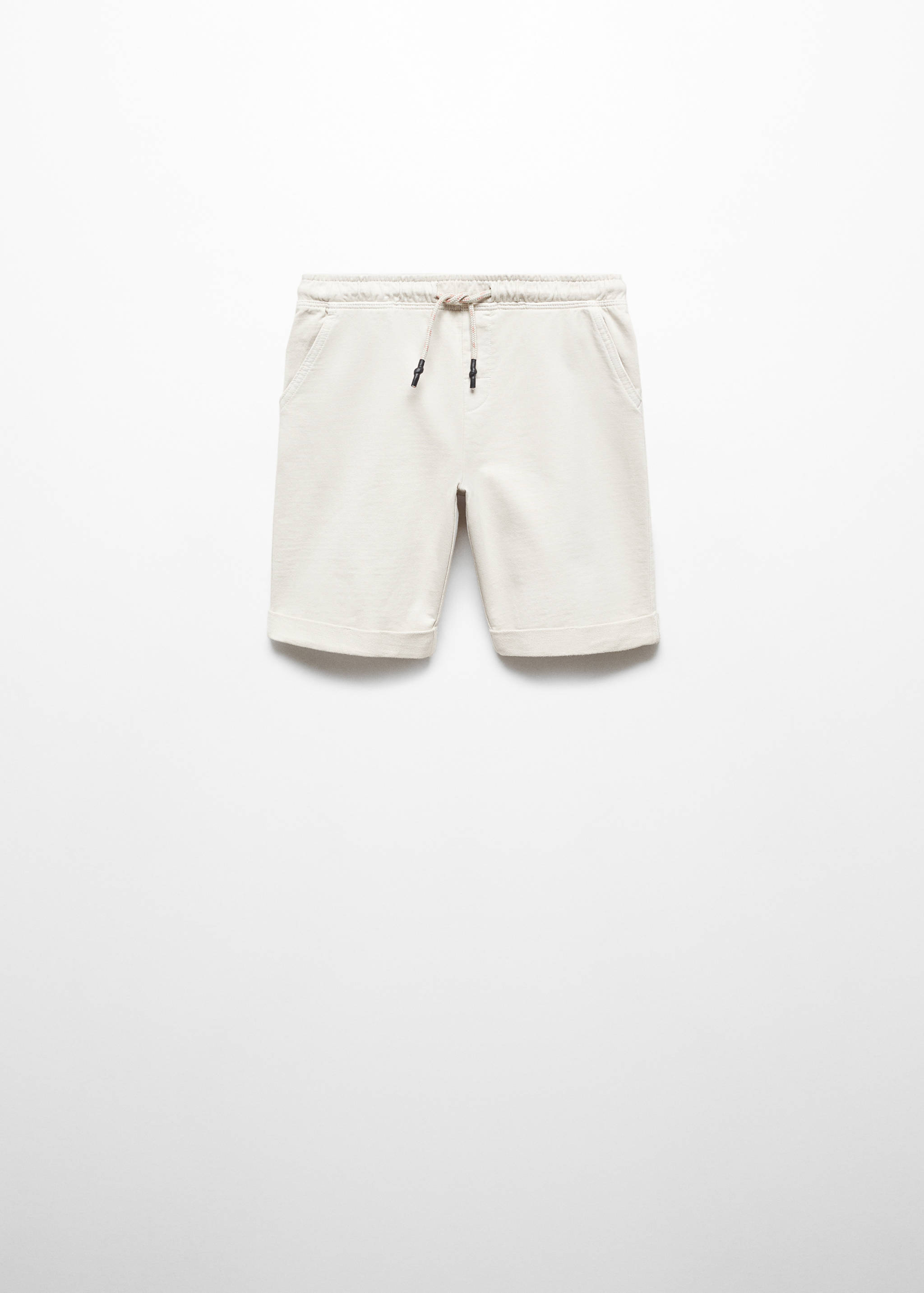 Elastic waist Bermuda shorts - Article without model