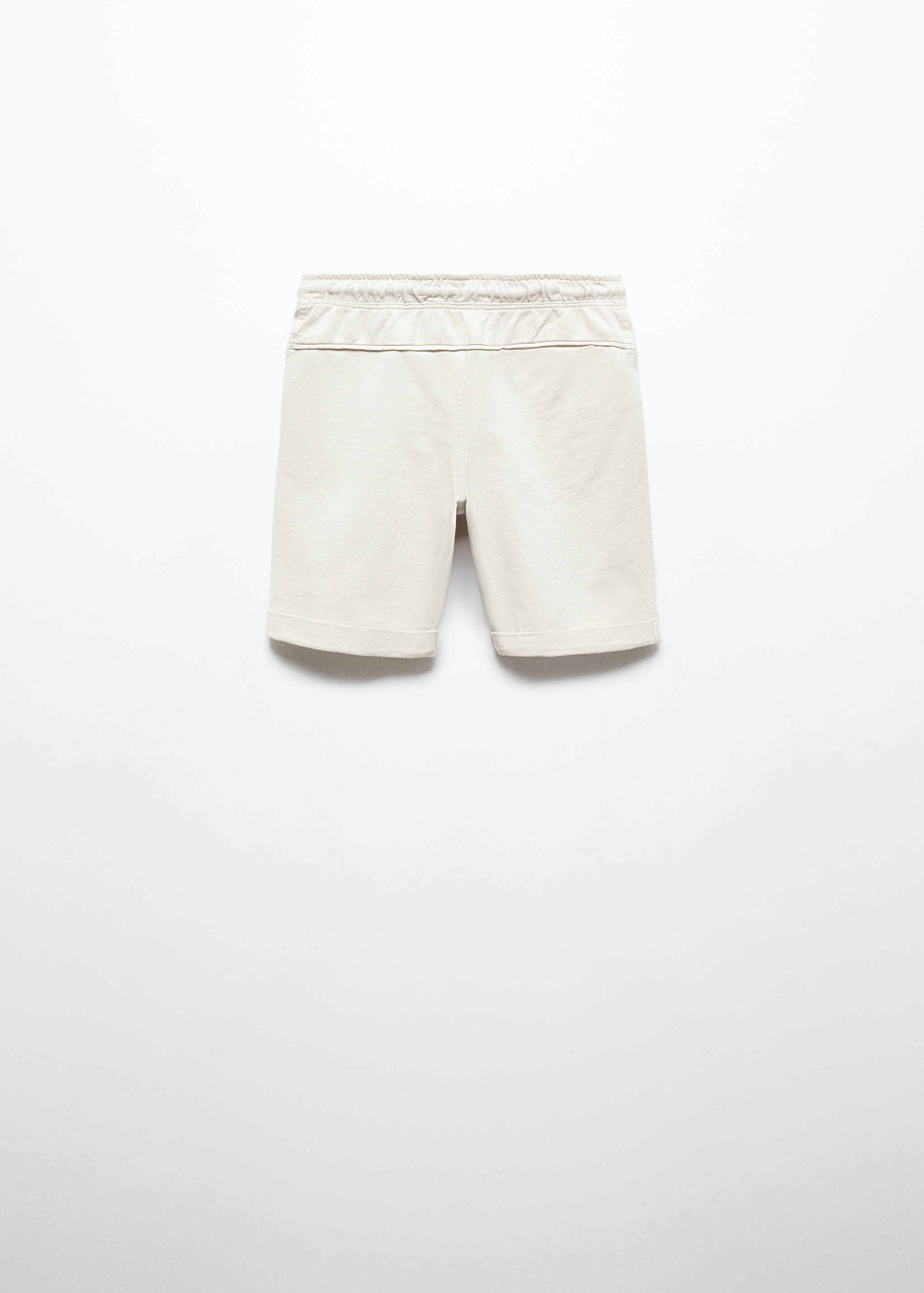 Elastic waist Bermuda shorts - Reverse of the article