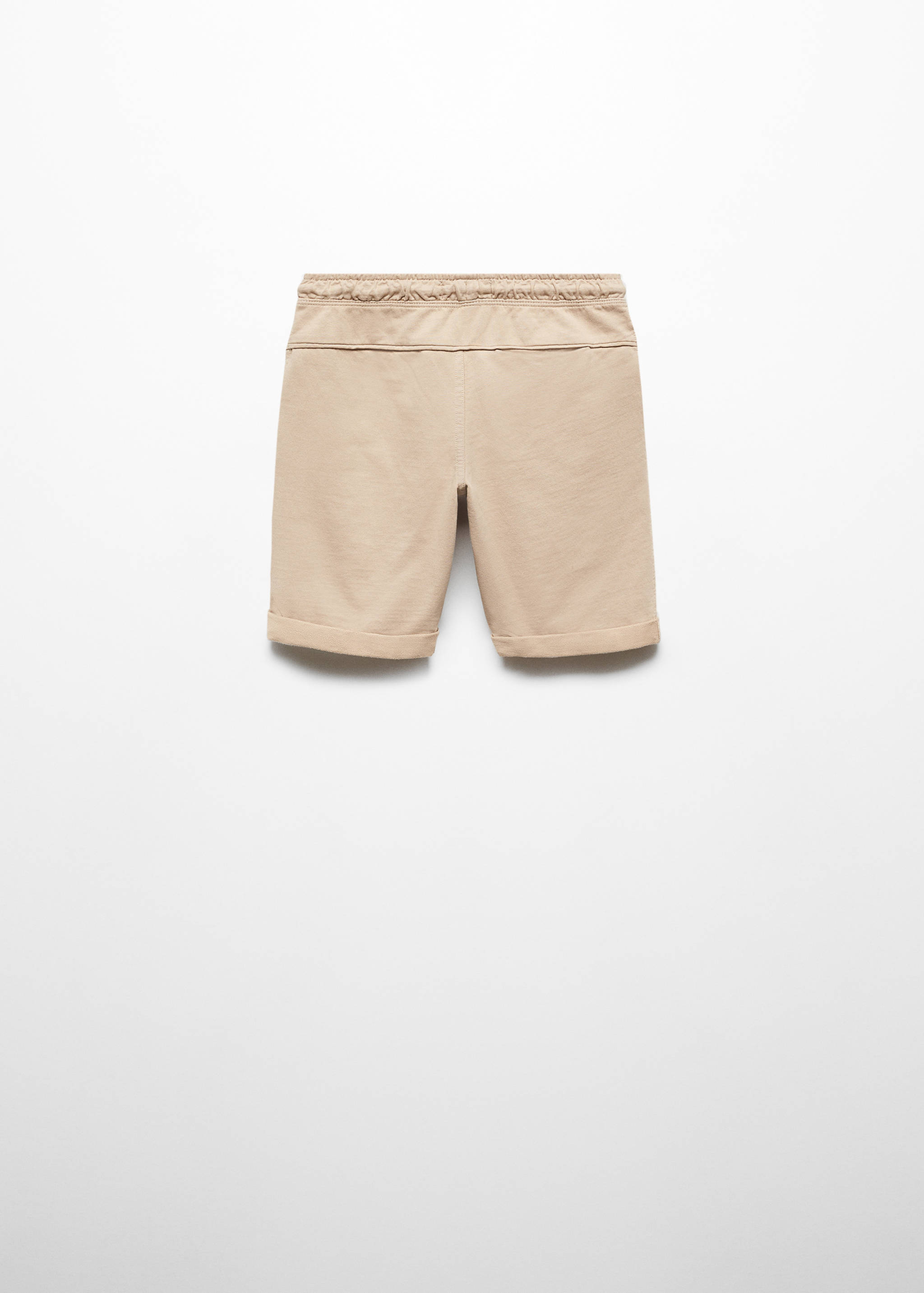 Elastic waist Bermuda shorts - Reverse of the article