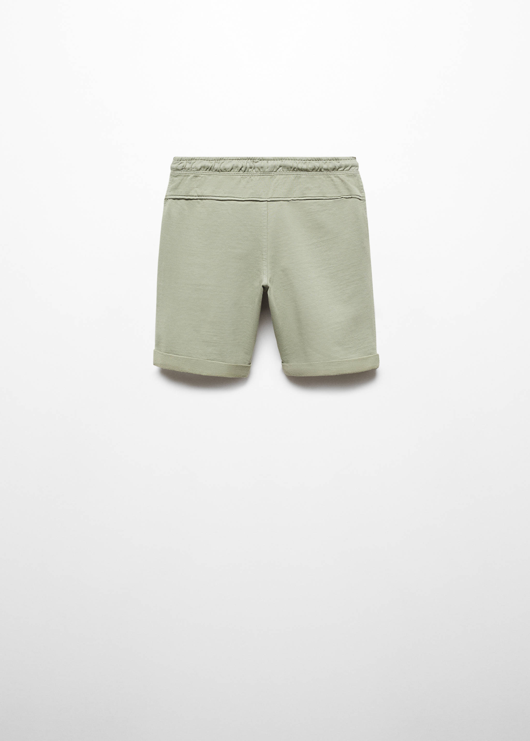 Elastic waist Bermuda shorts - Reverse of the article