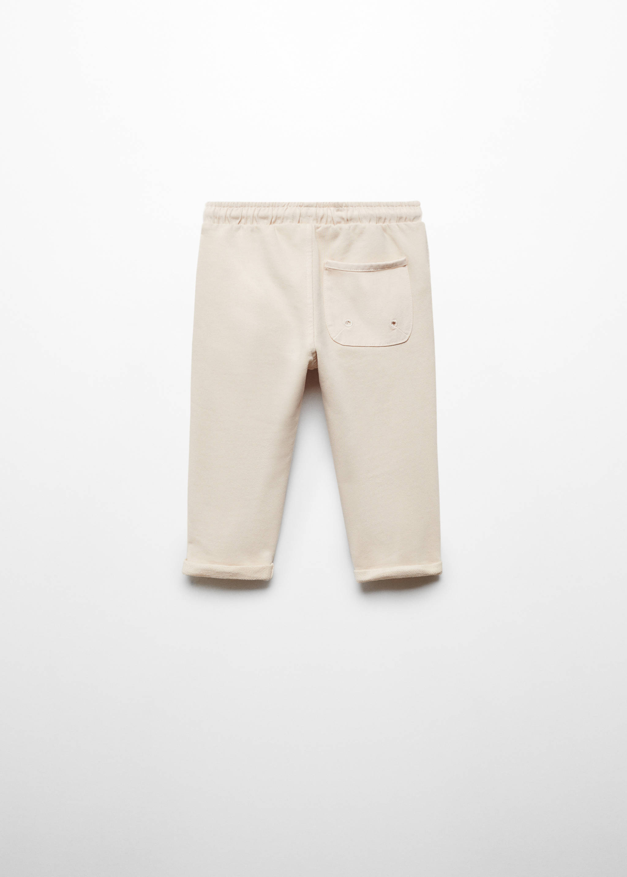 Pantalón jogger algodón - Reverso del artículo