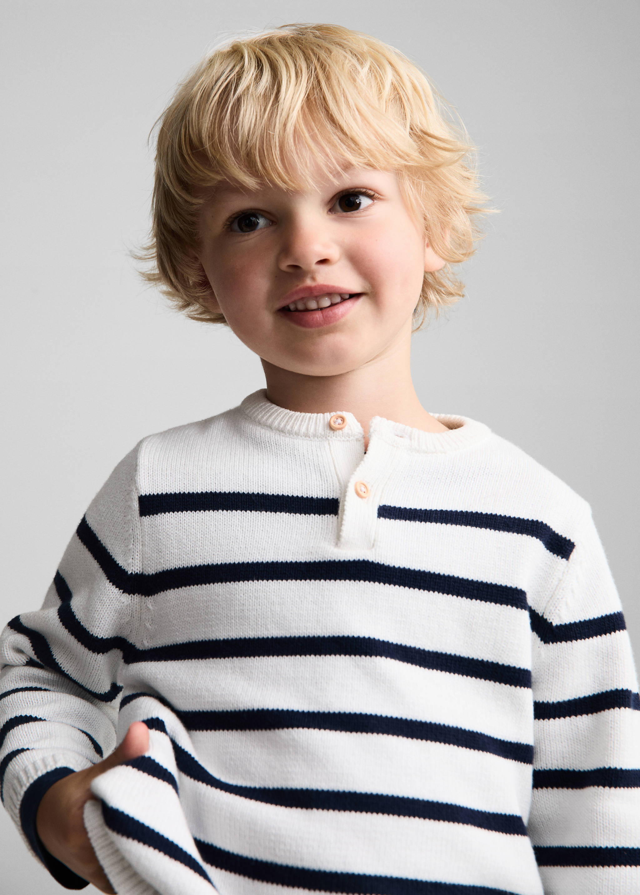 Knit striped sweater - Details of the article 1