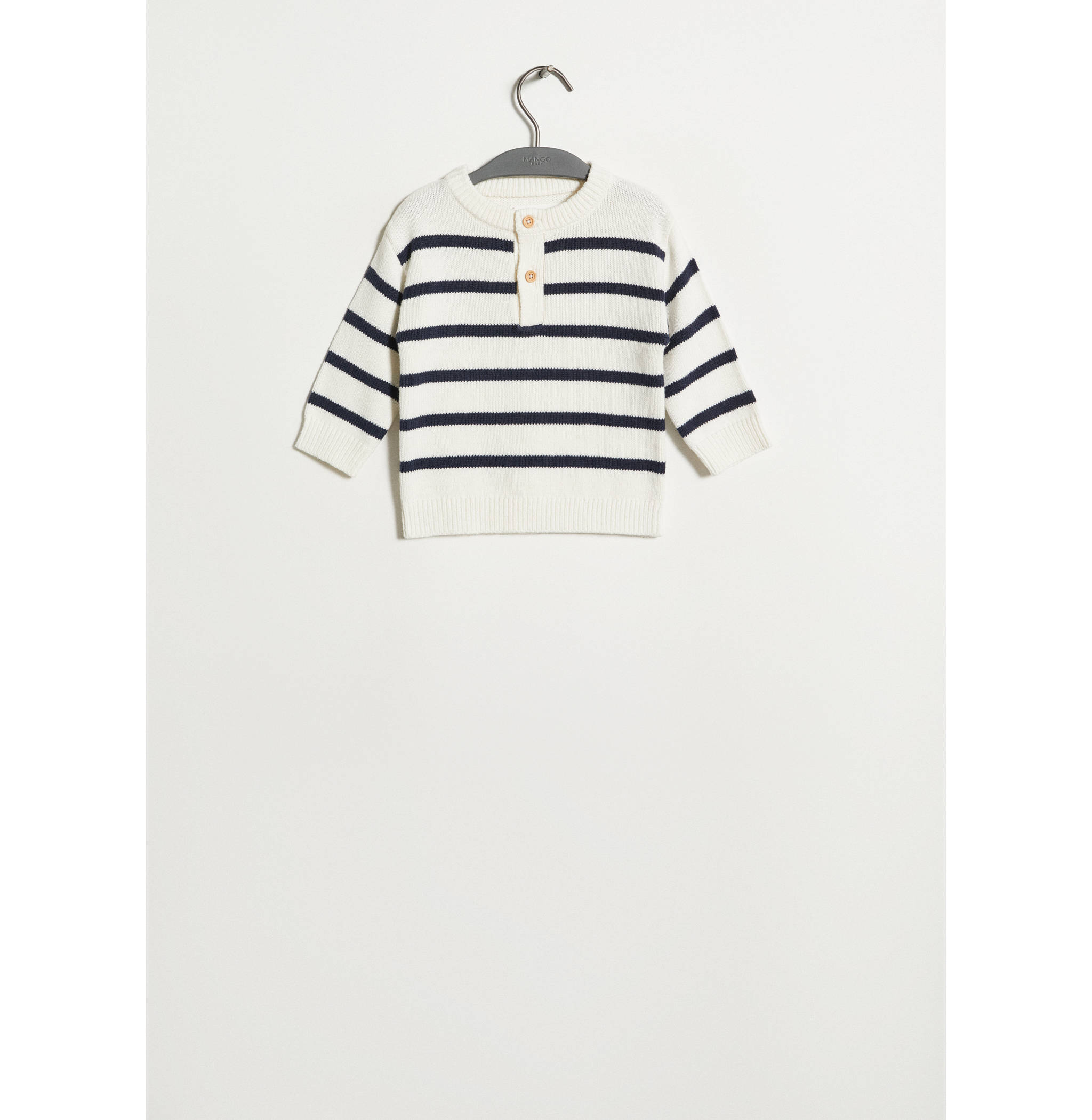 Knit striped sweater - Article without model