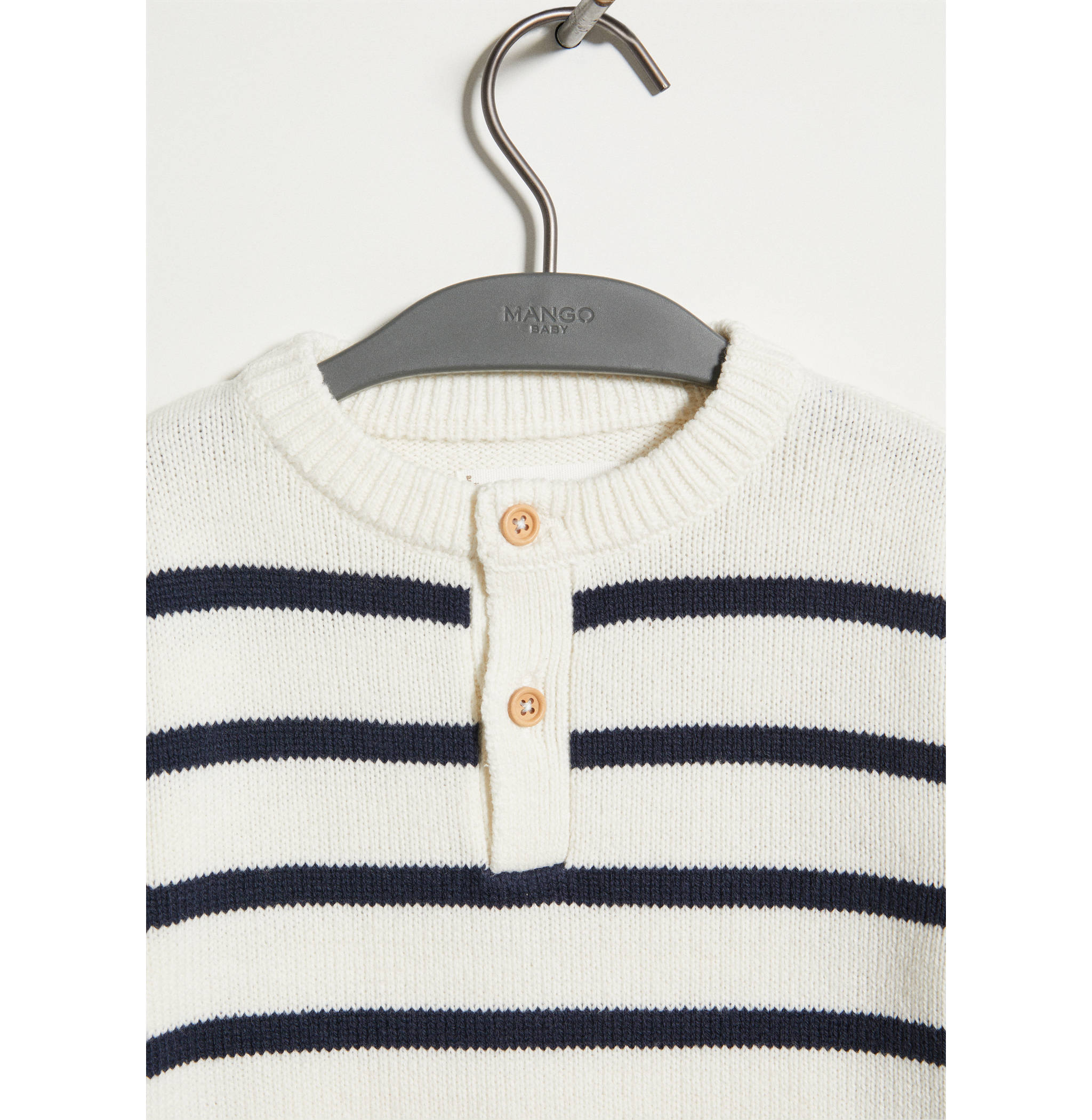 Knit striped sweater - Details of the article 8