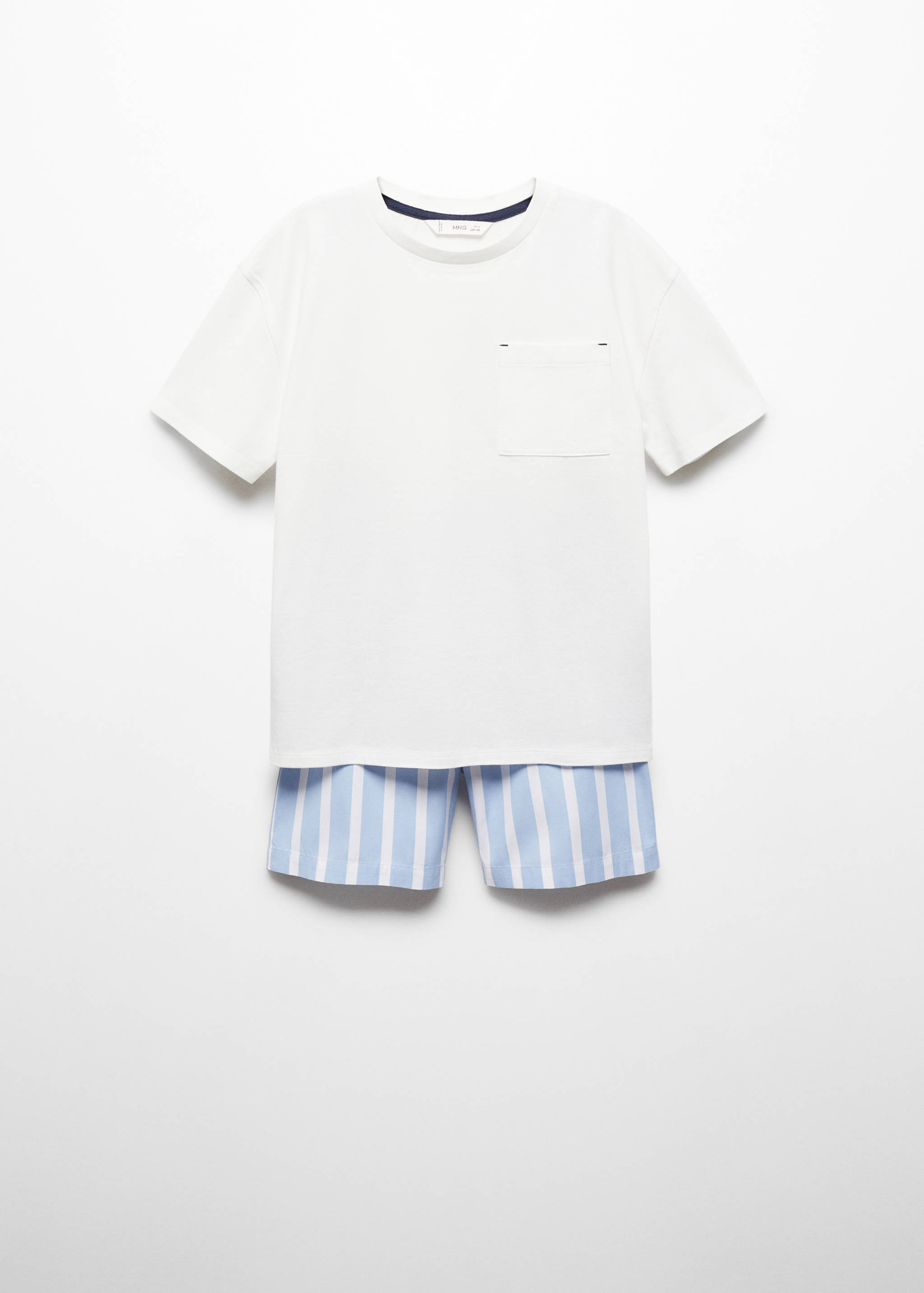 Striped cotton short pyjamas - Article without model