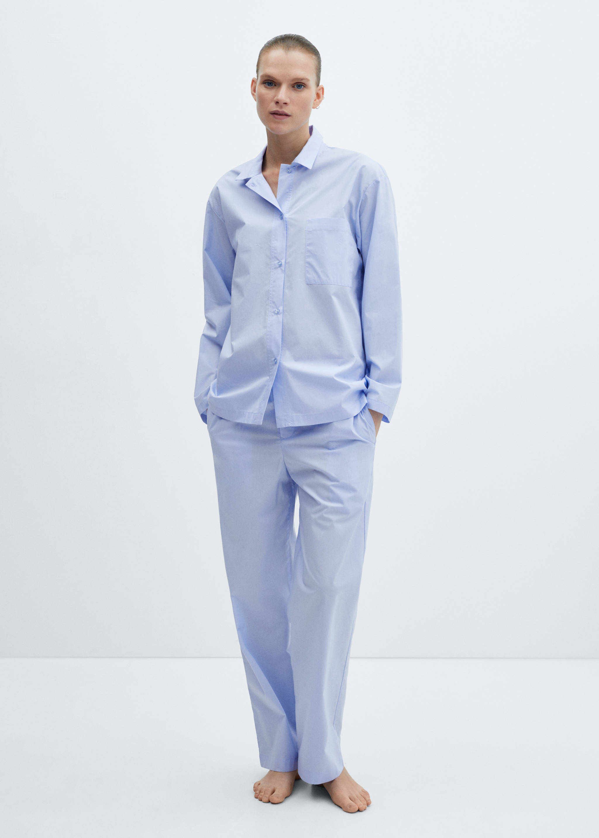 Two-piece cotton pyjamas - General plane