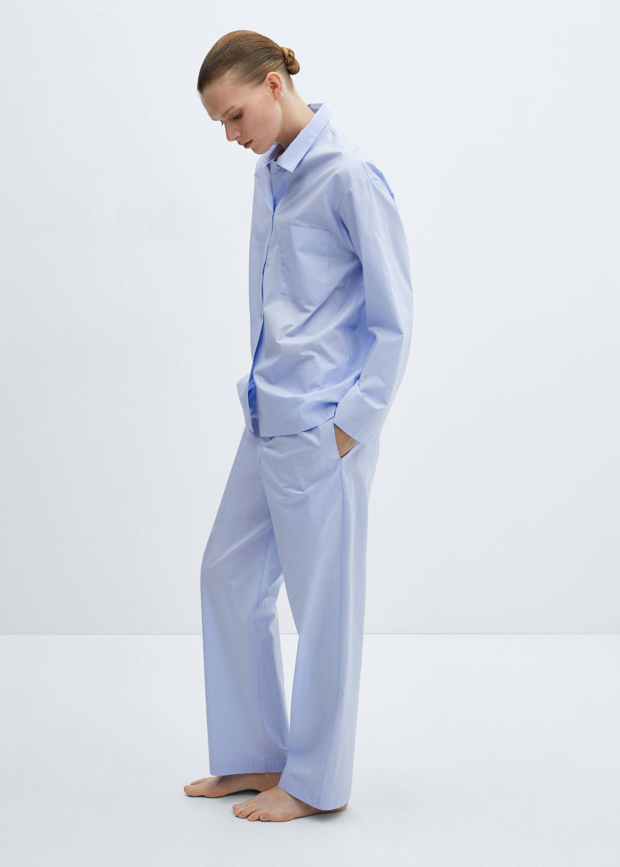 Two-piece cotton pyjamas - Details of the article 2