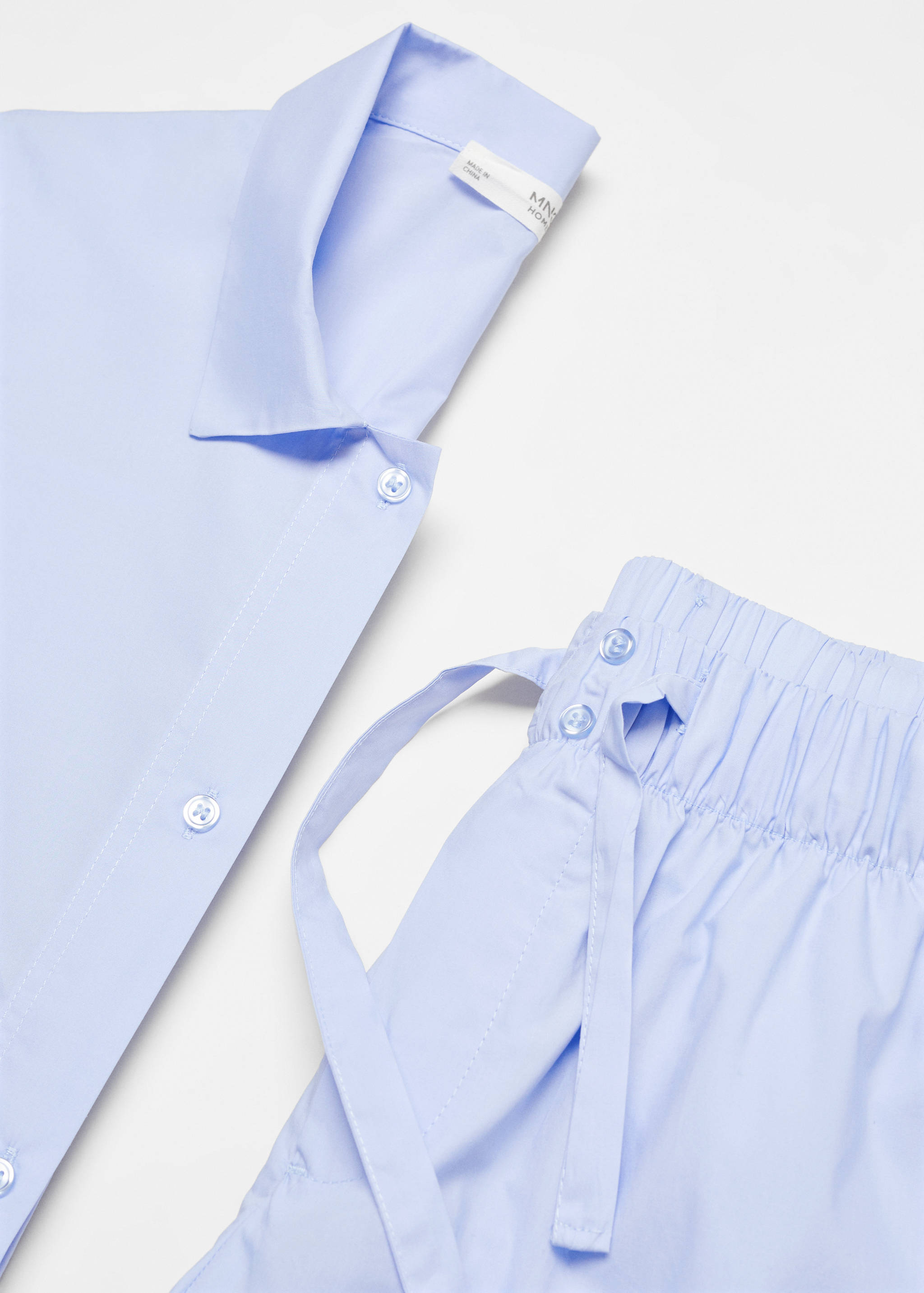 Two-piece cotton pyjamas - Details of the article 8