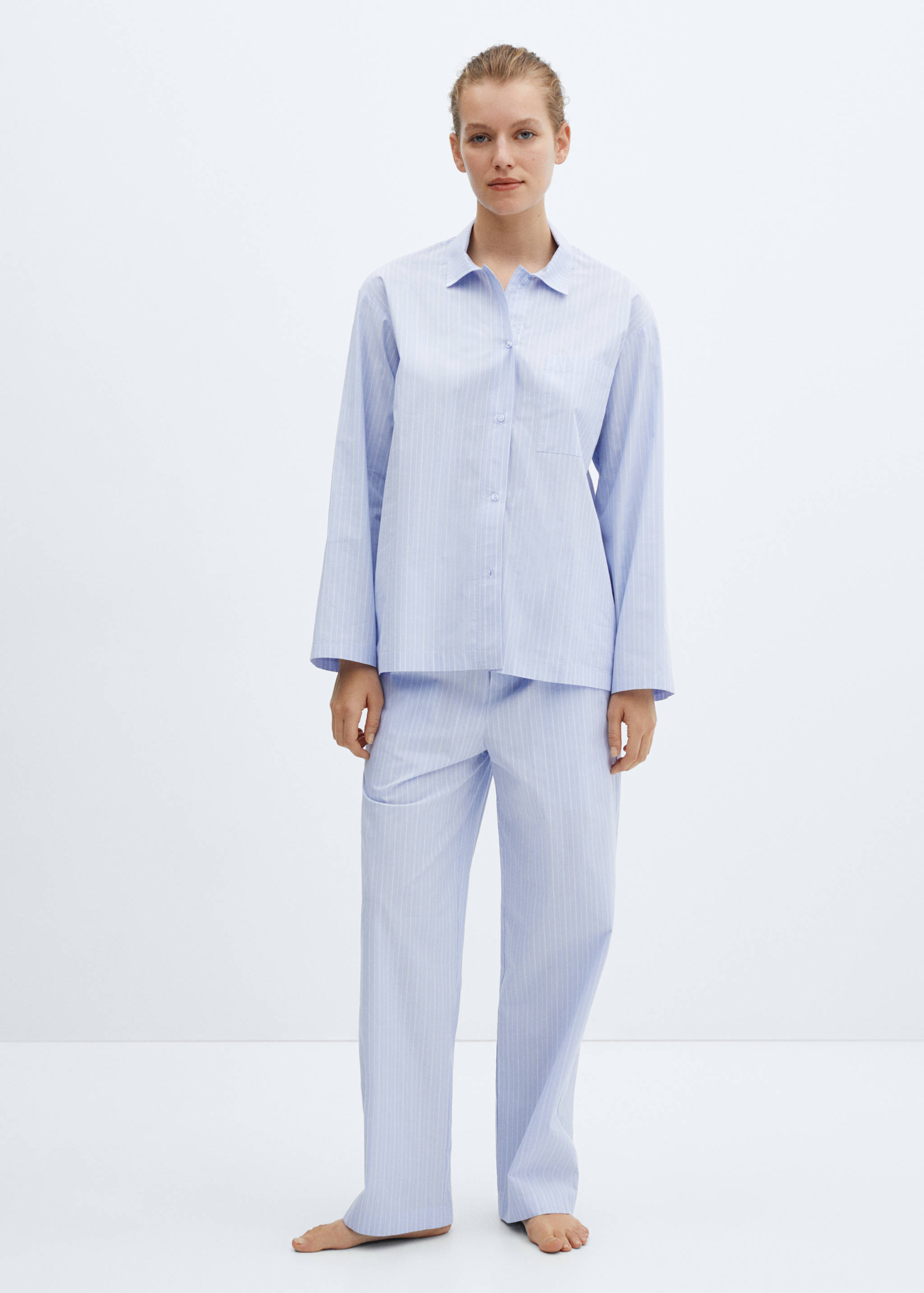 Two-piece cotton pyjamas - General plane