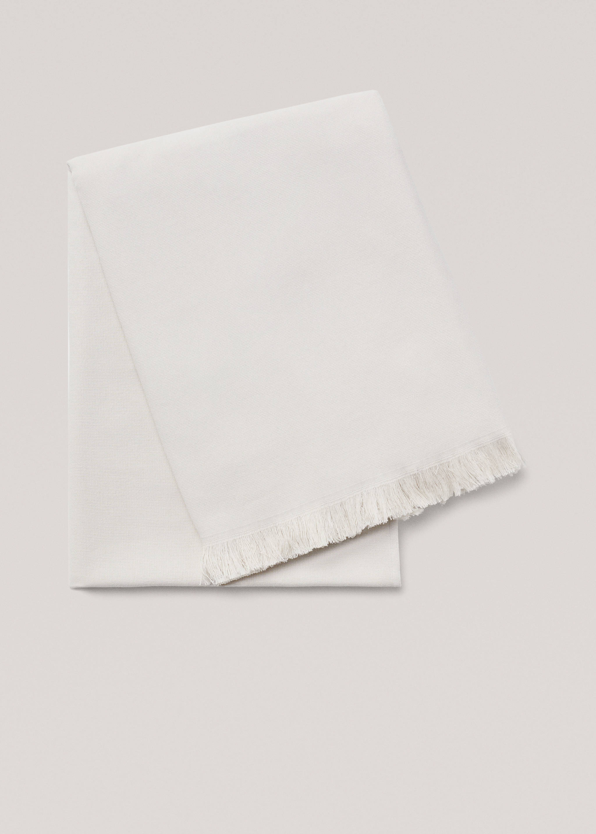 Fringed cotton beach towel - Article without model