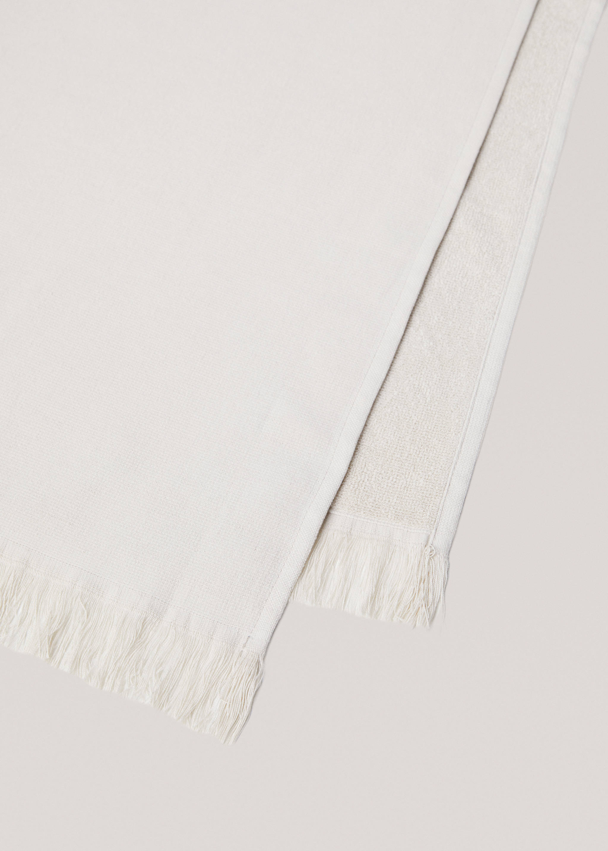 Fringed cotton beach towel - Details of the article 1