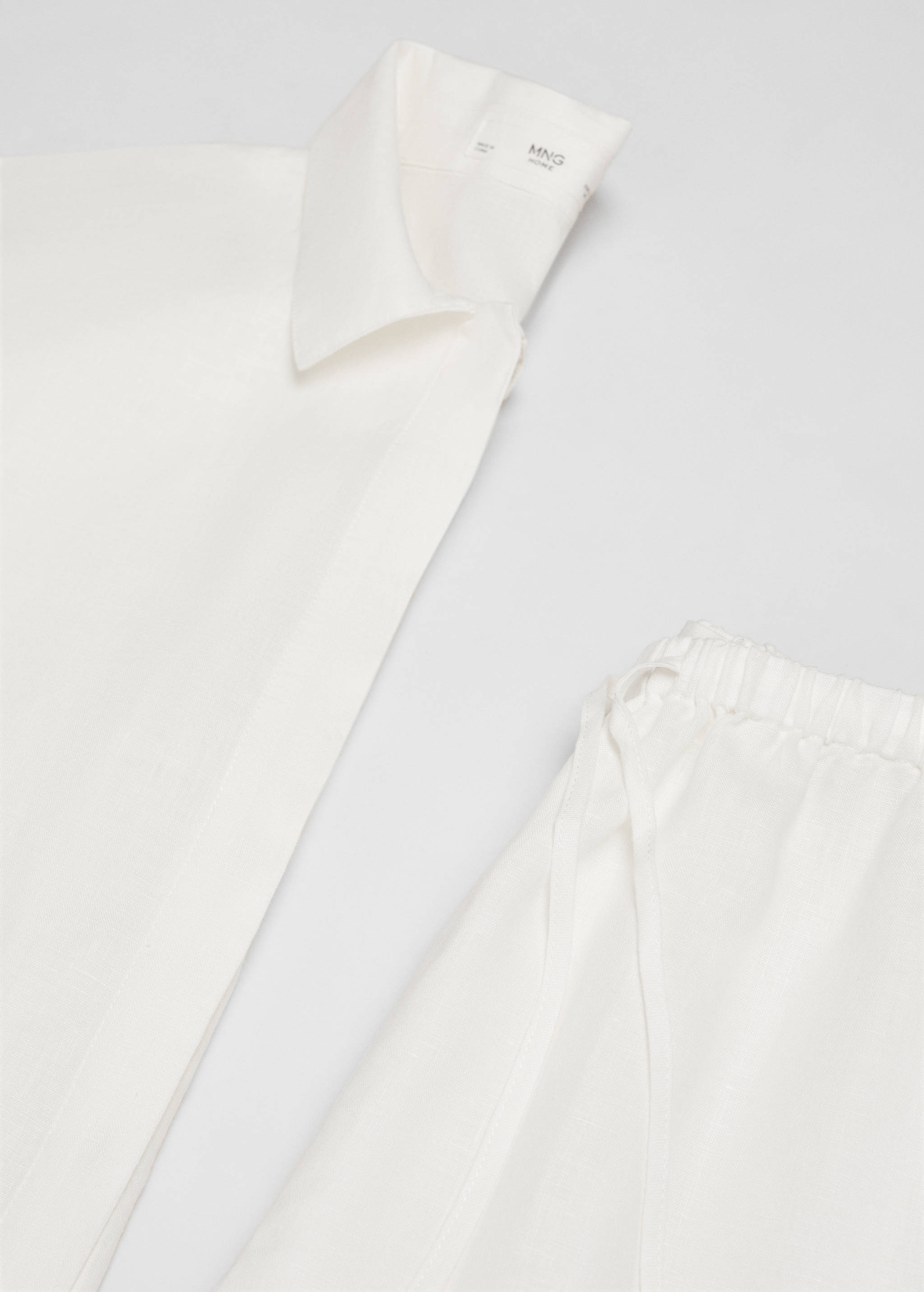 Pantalón pijama 100% lino - Detalle del artículo 8