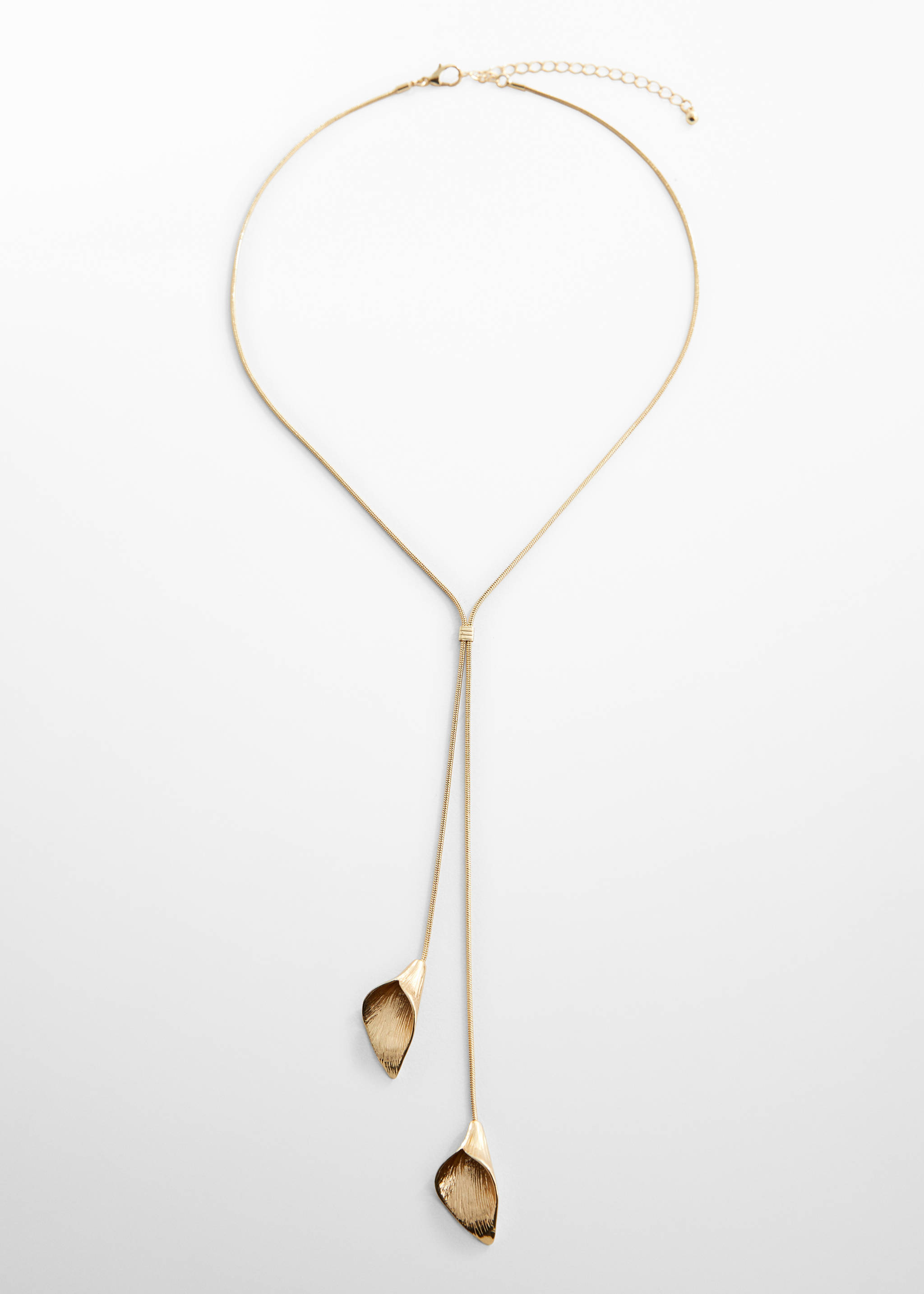 Leaf long necklace - Article without model