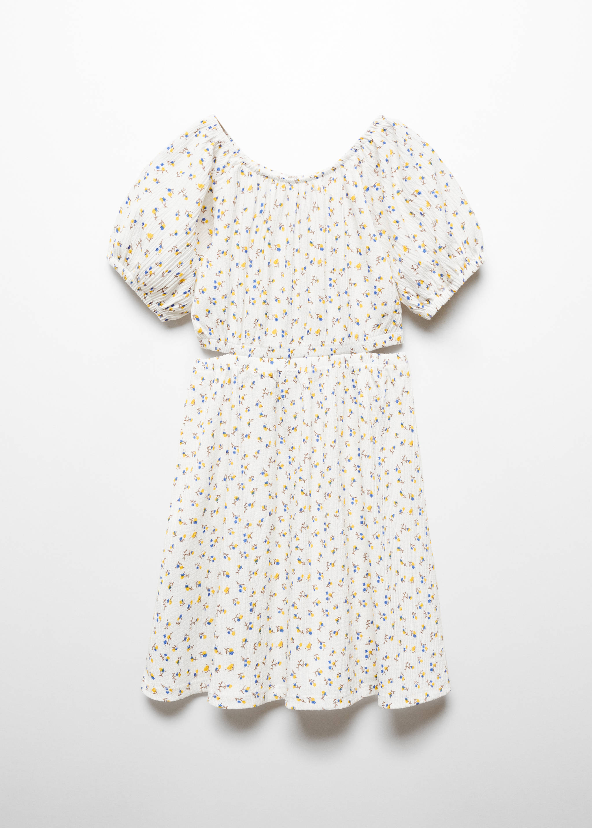 花朵镂空连衣裙 - null