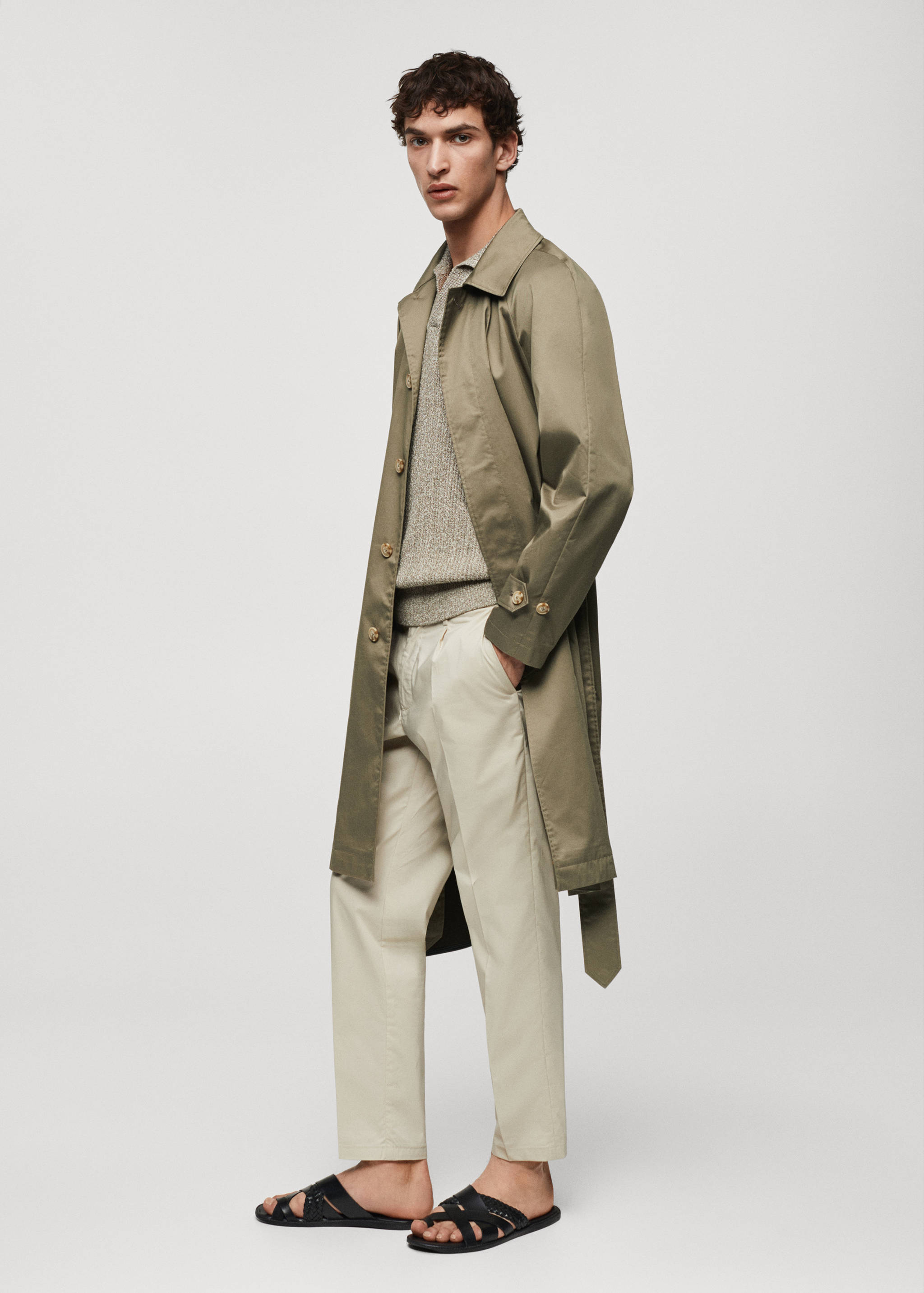Trench coton ceinture - Détail de l'article 2