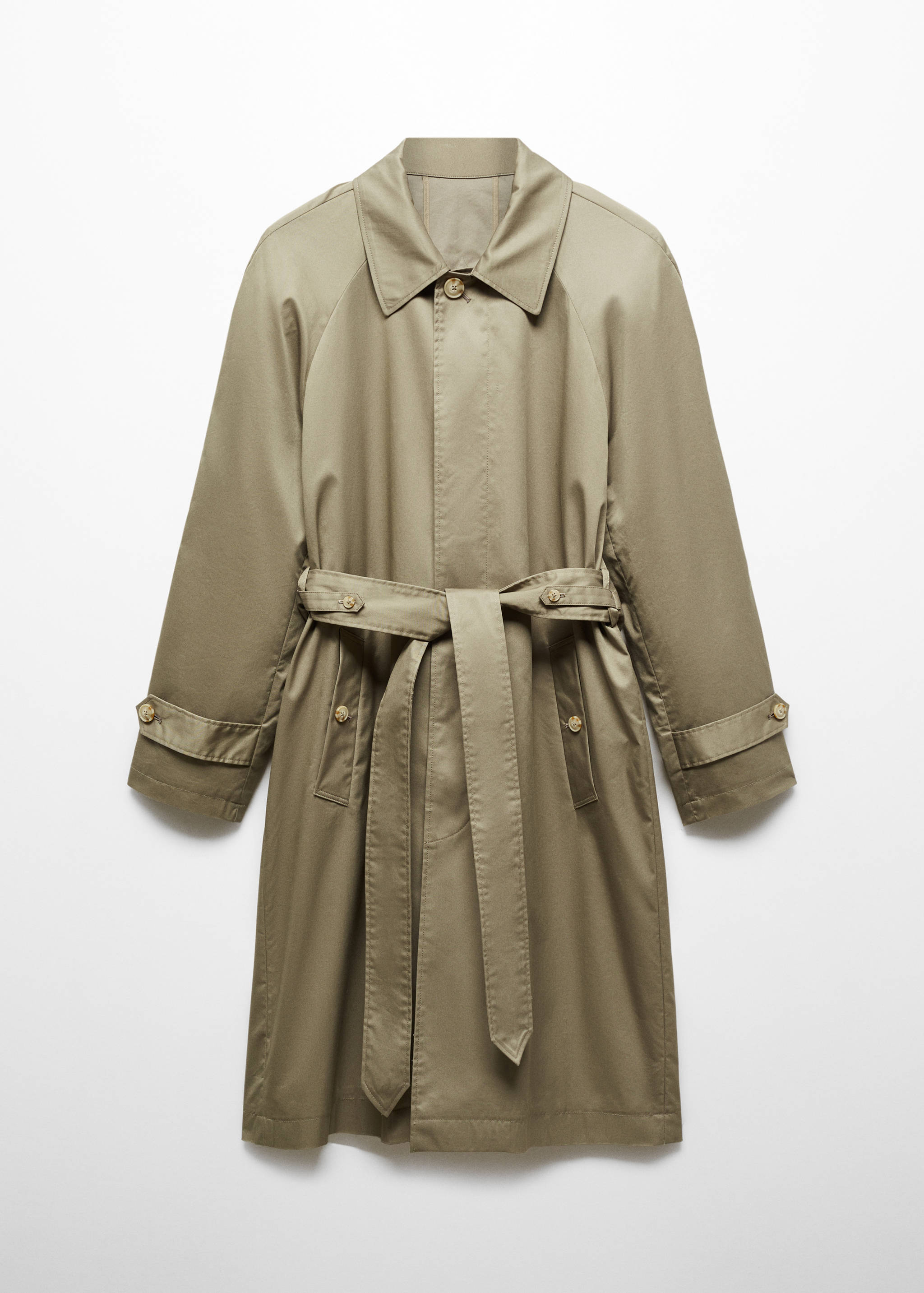 Trench coton ceinture - Article sans modèle
