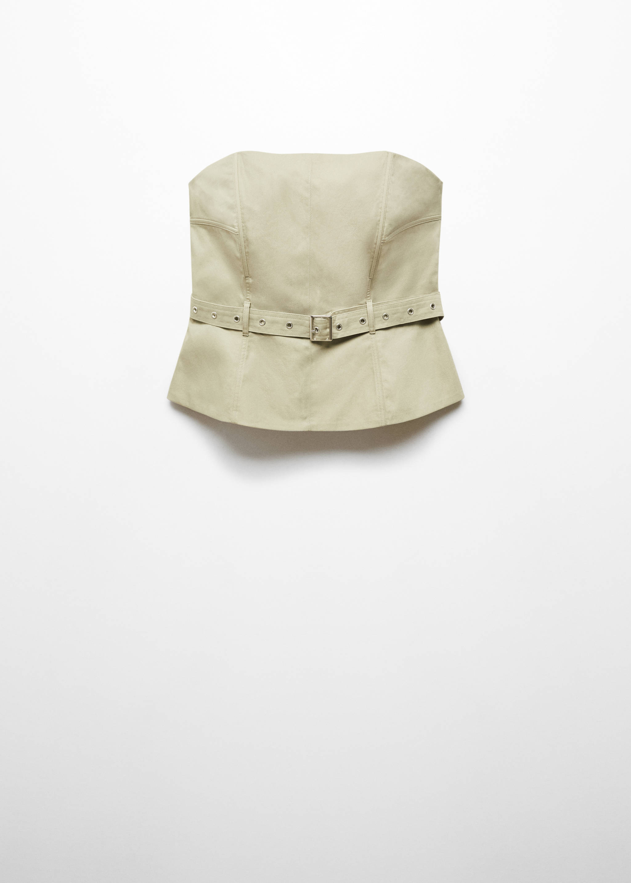 Strapless top with belt - Article without model