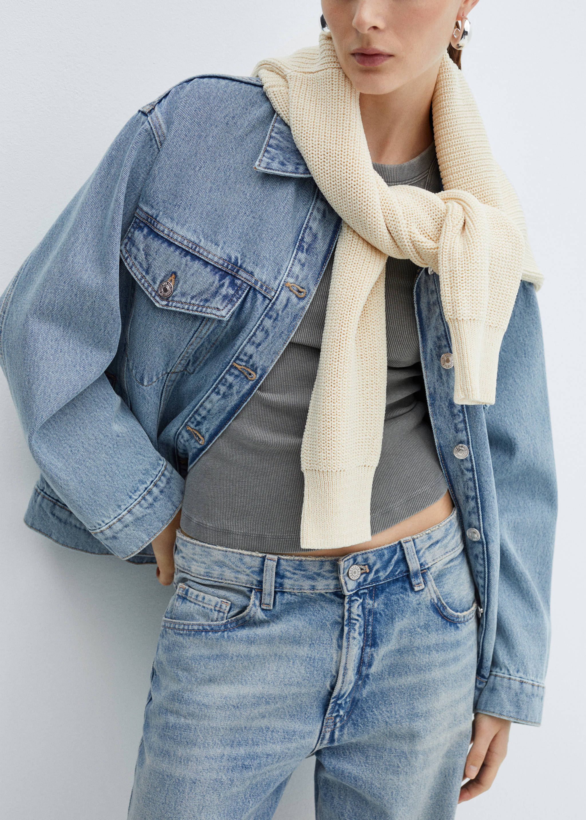Oversize denim jacket - Details of the article 6
