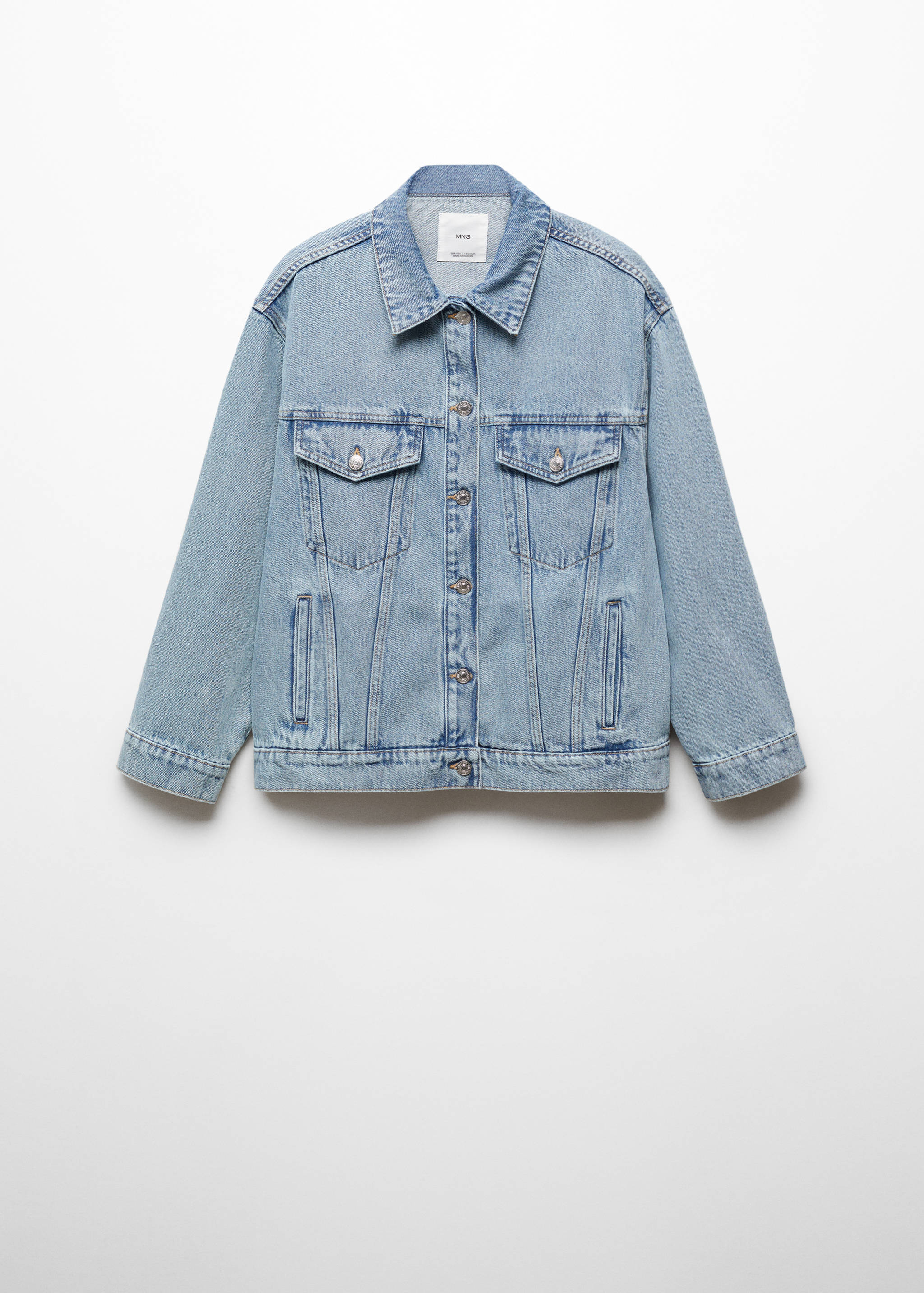 Oversize denim jacket - Article without model