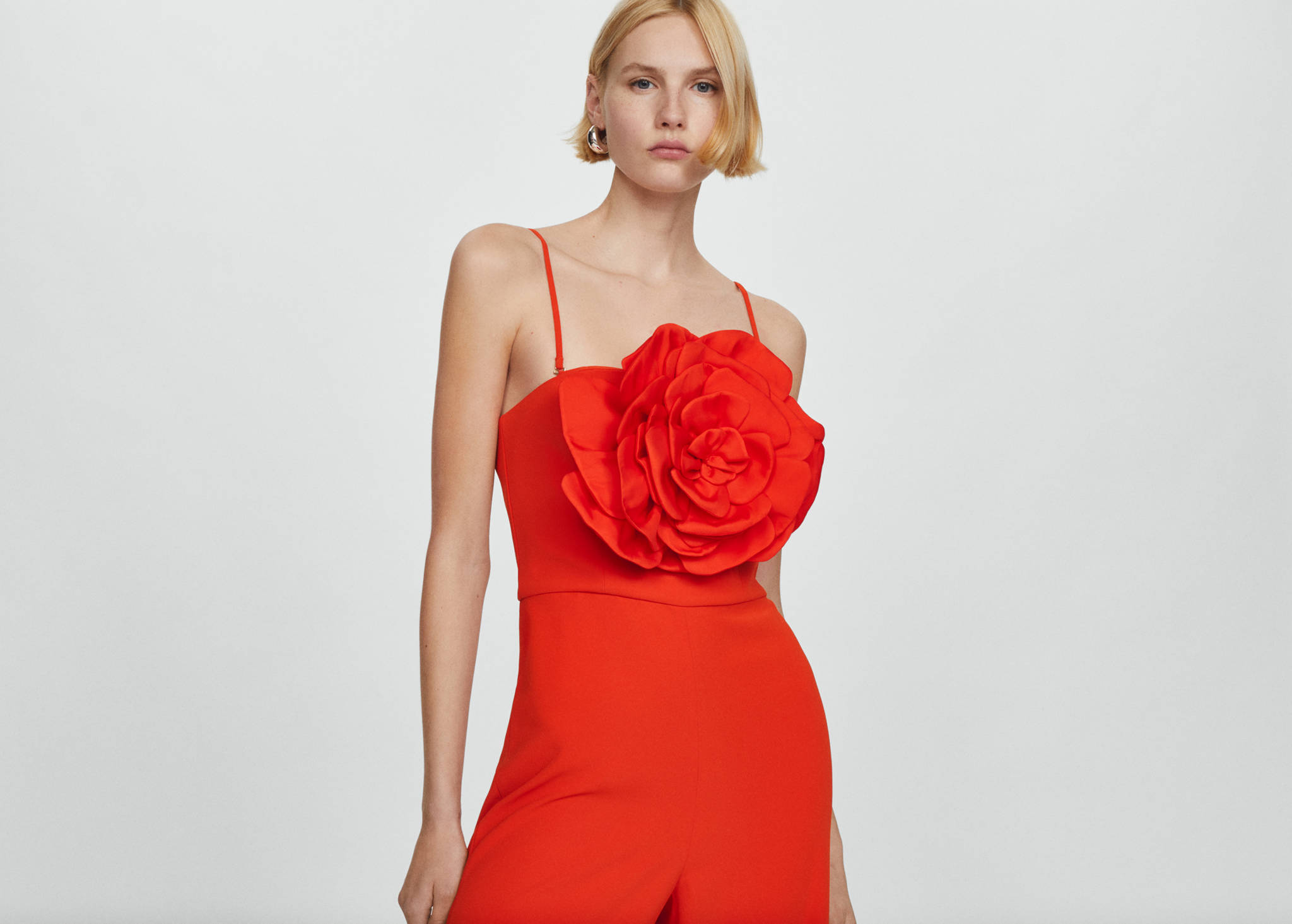 Floral maxi-jumpsuit - Panoramic plane