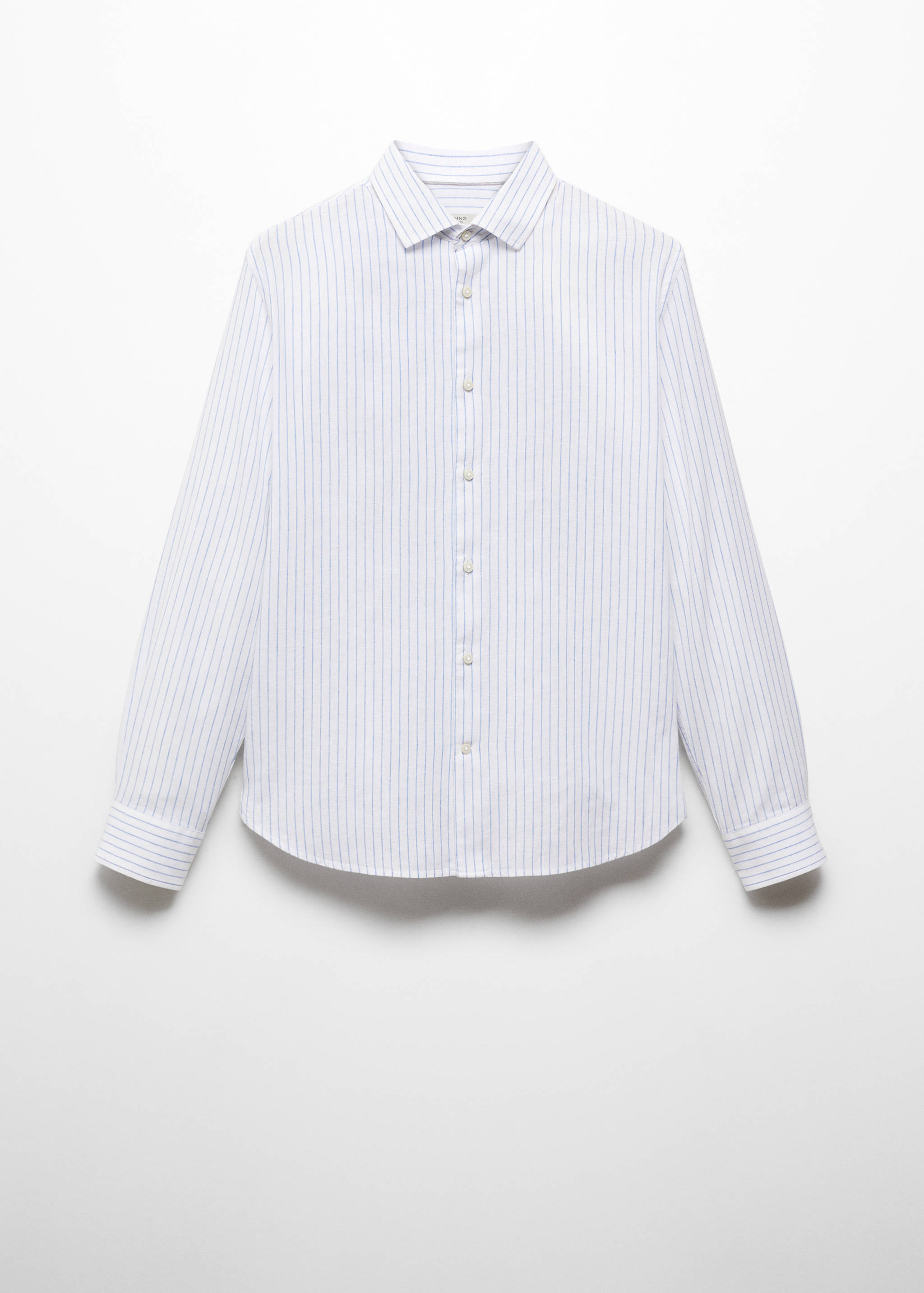 Chemise regular-fit lin rayures - Article sans modèle