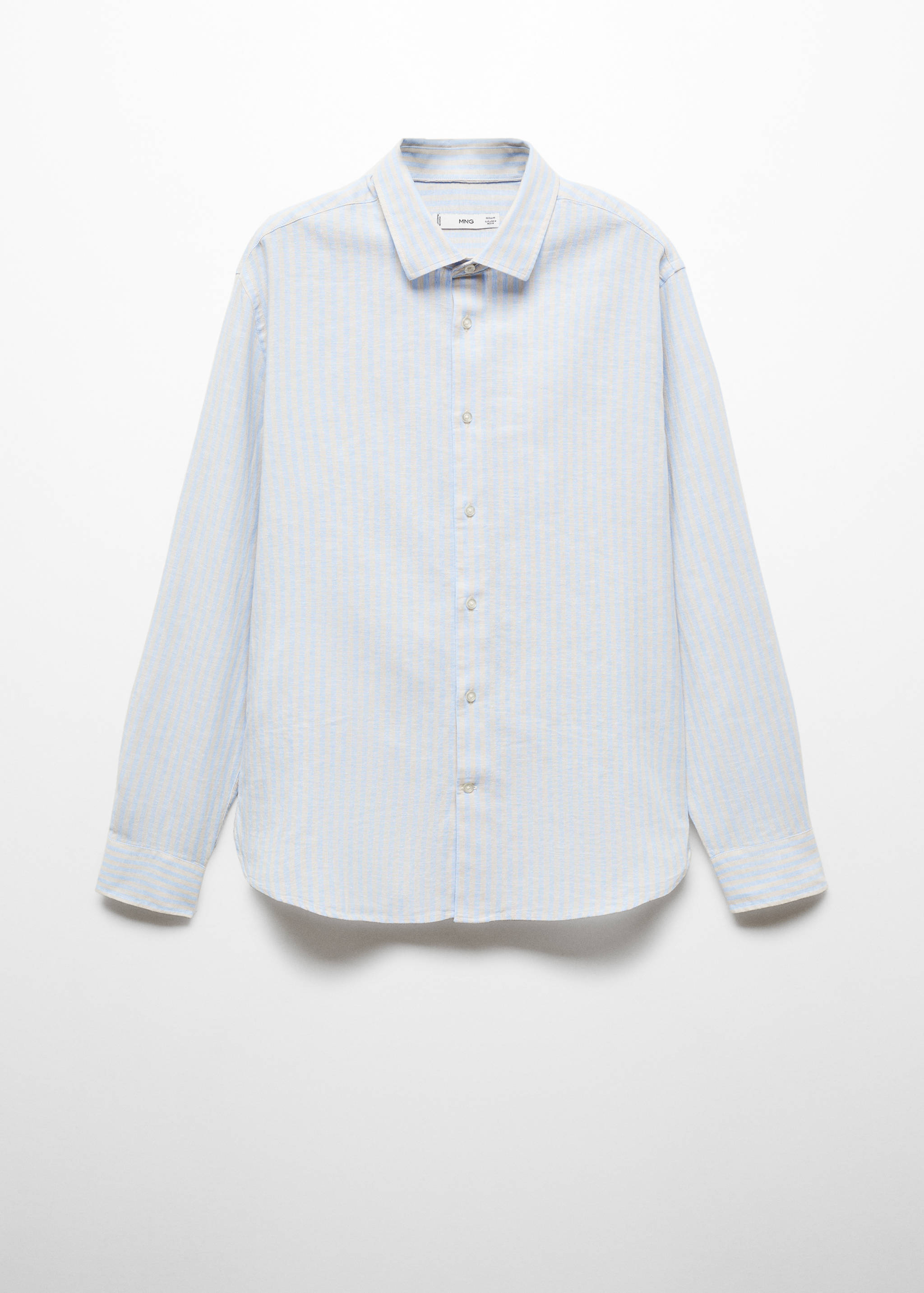 Chemise regular-fit lin rayures - Article sans modèle