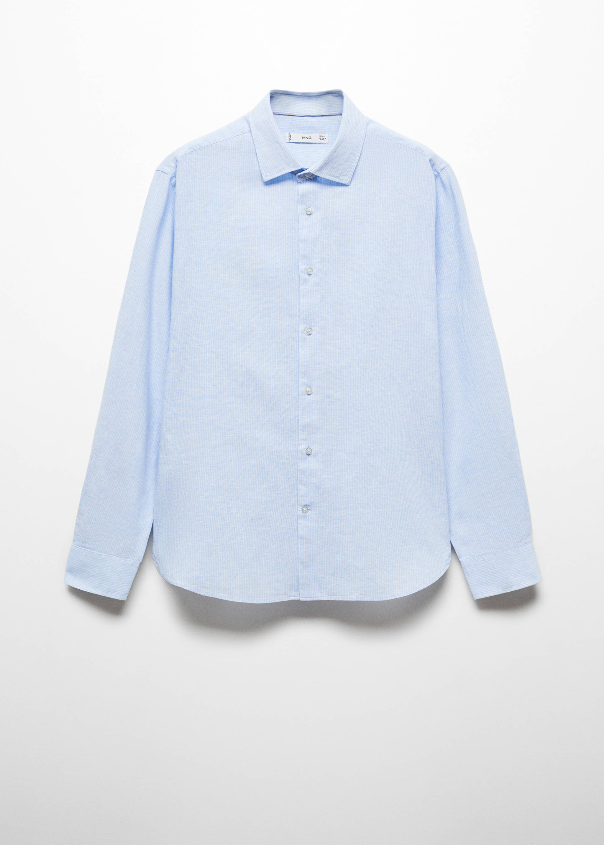 Chemise regular-fit lin rayures - Article sans modèle