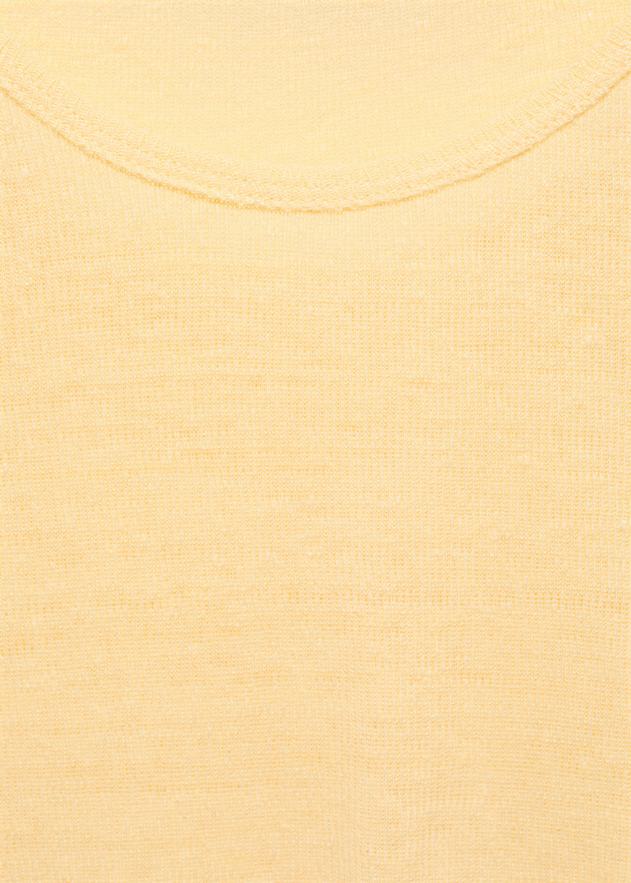 Short-sleeved linen t-shirt - Details of the article 8