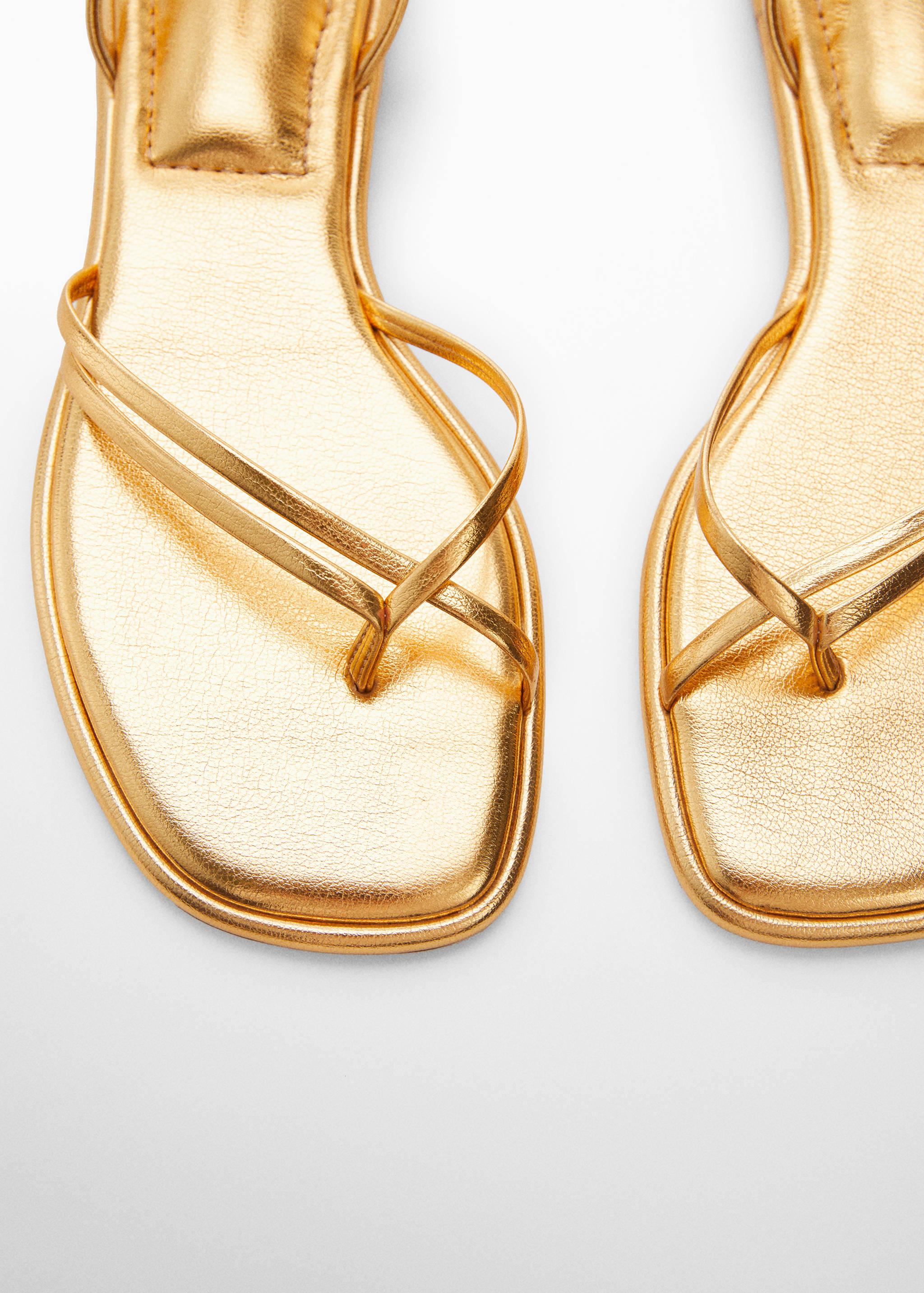 Metallic straps sandals - Details of the article 2