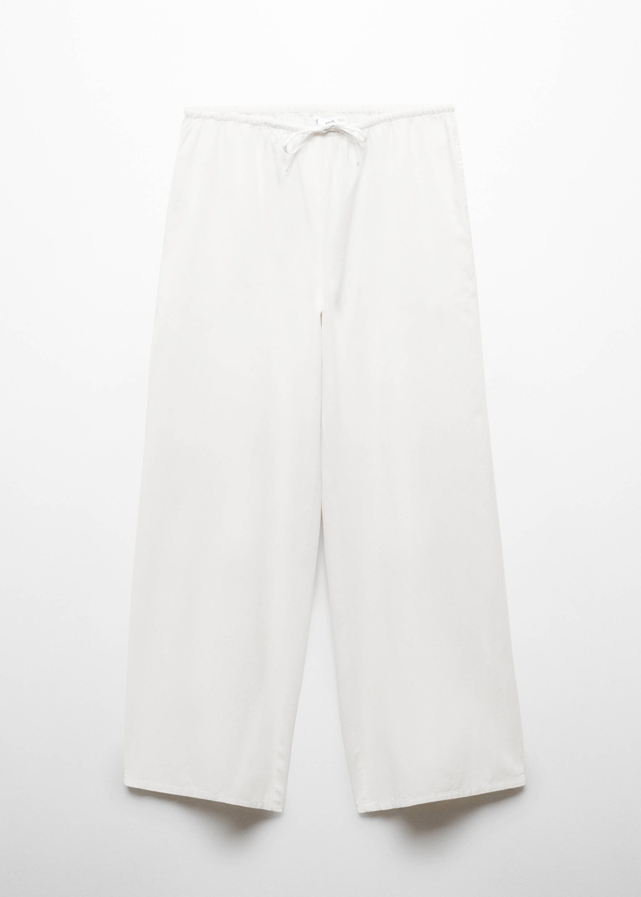 Wide leg linen trousers - Article without model