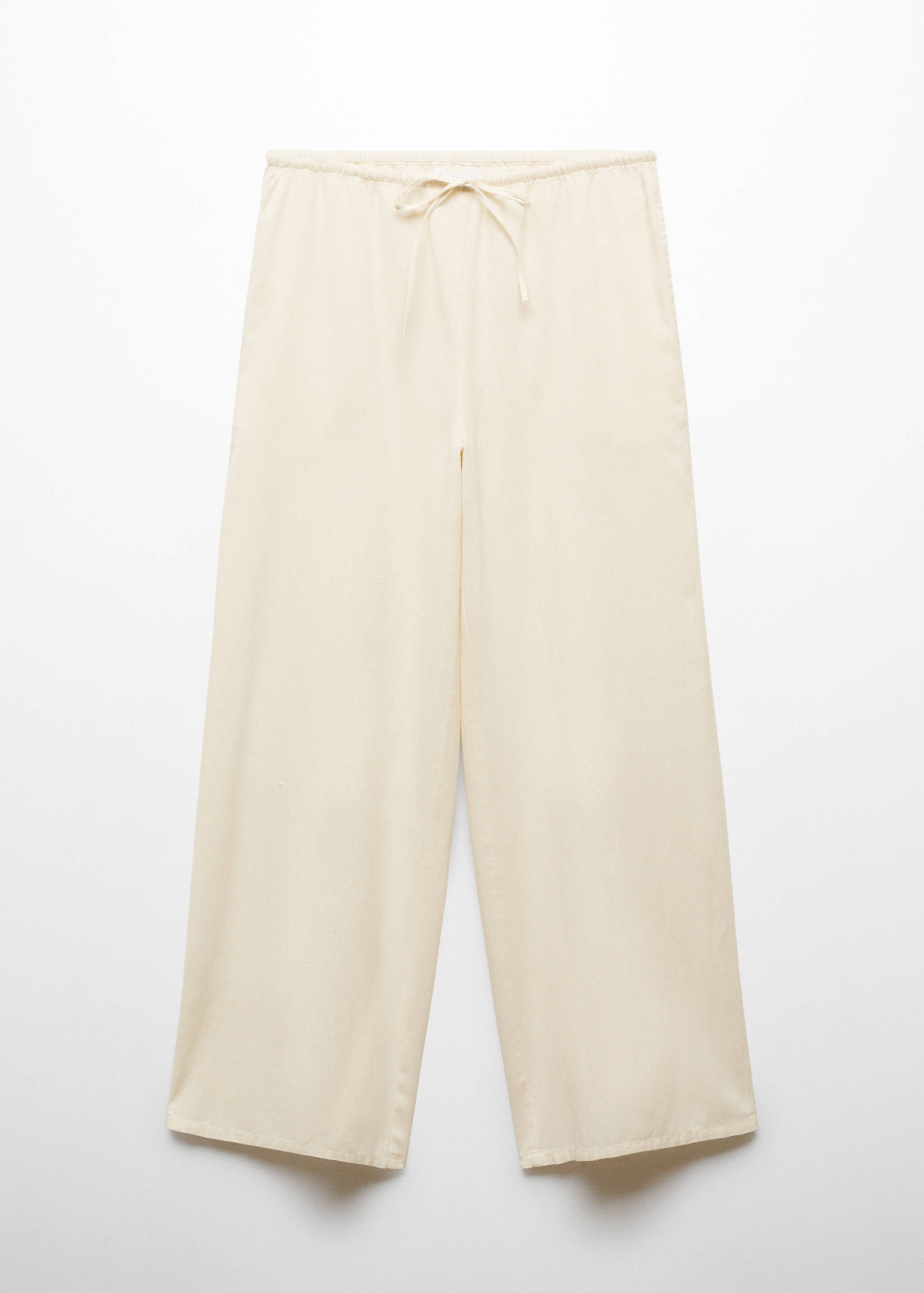 Wide leg linen trousers - Article without model
