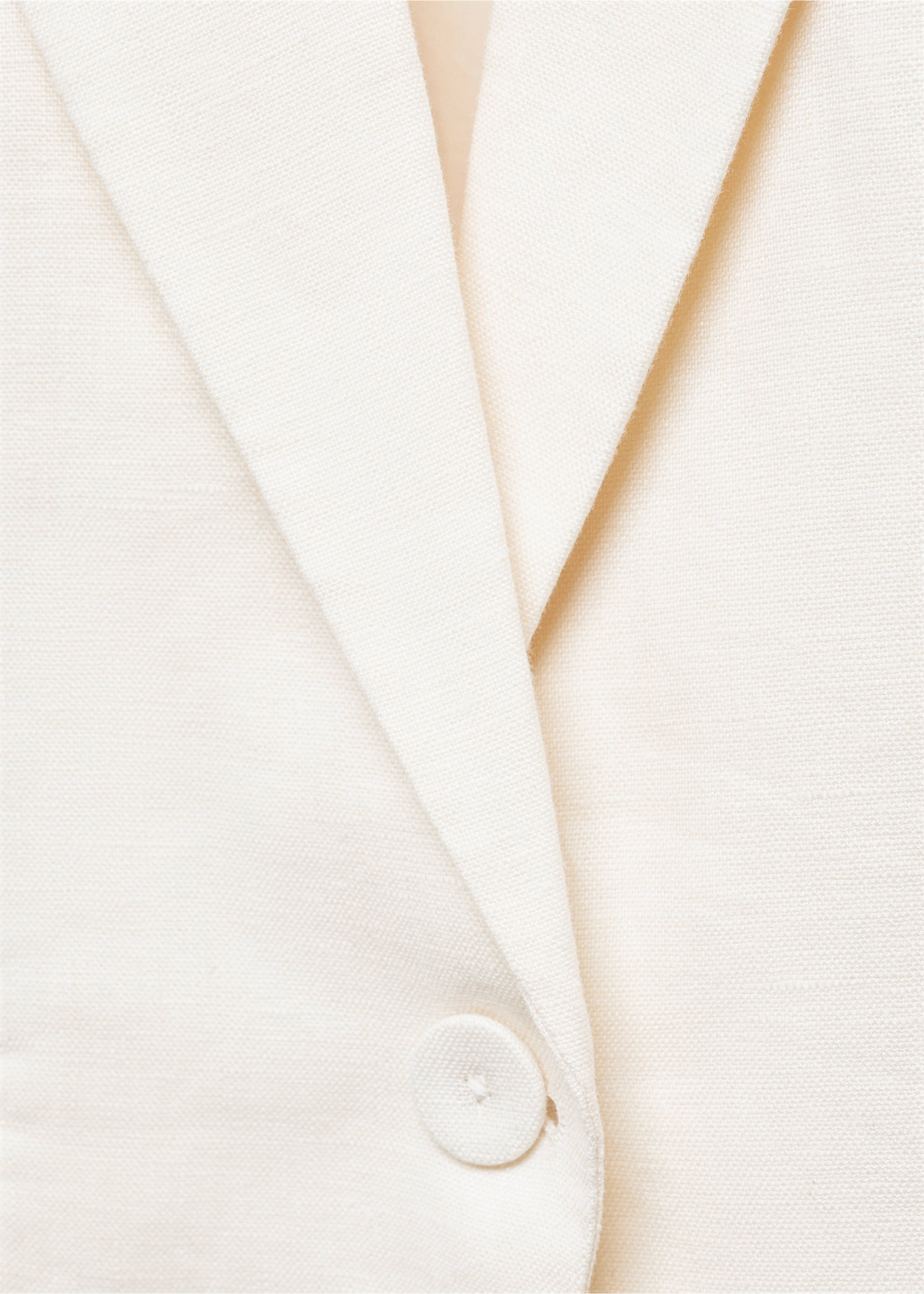 Blazer traje 100% lino - Detalle del artículo 8, Crudo. Ref: 67077112-00.
