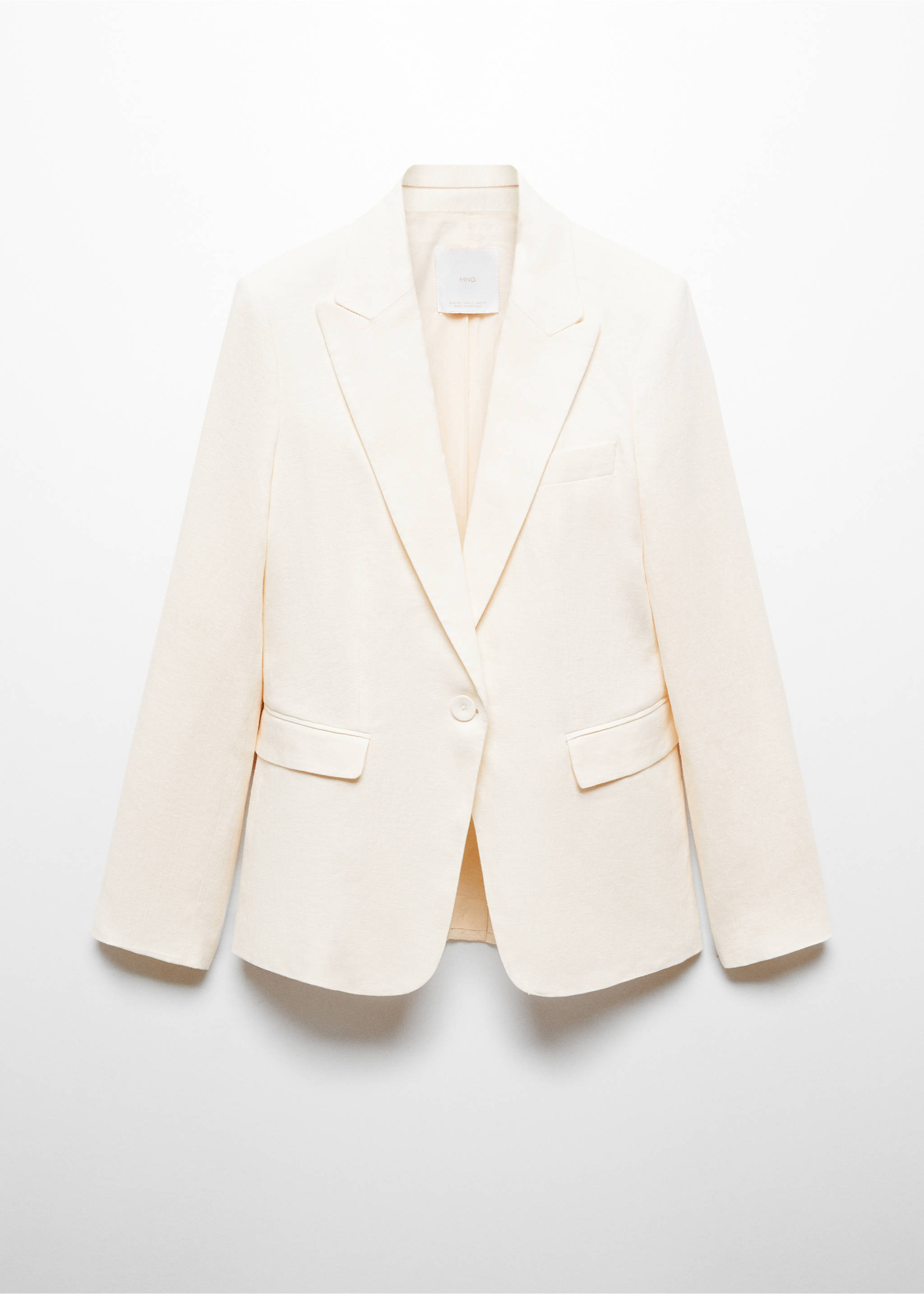 Blazer traje 100% lino - Artículo sin modelo, Crudo. Ref: 67077112-00.