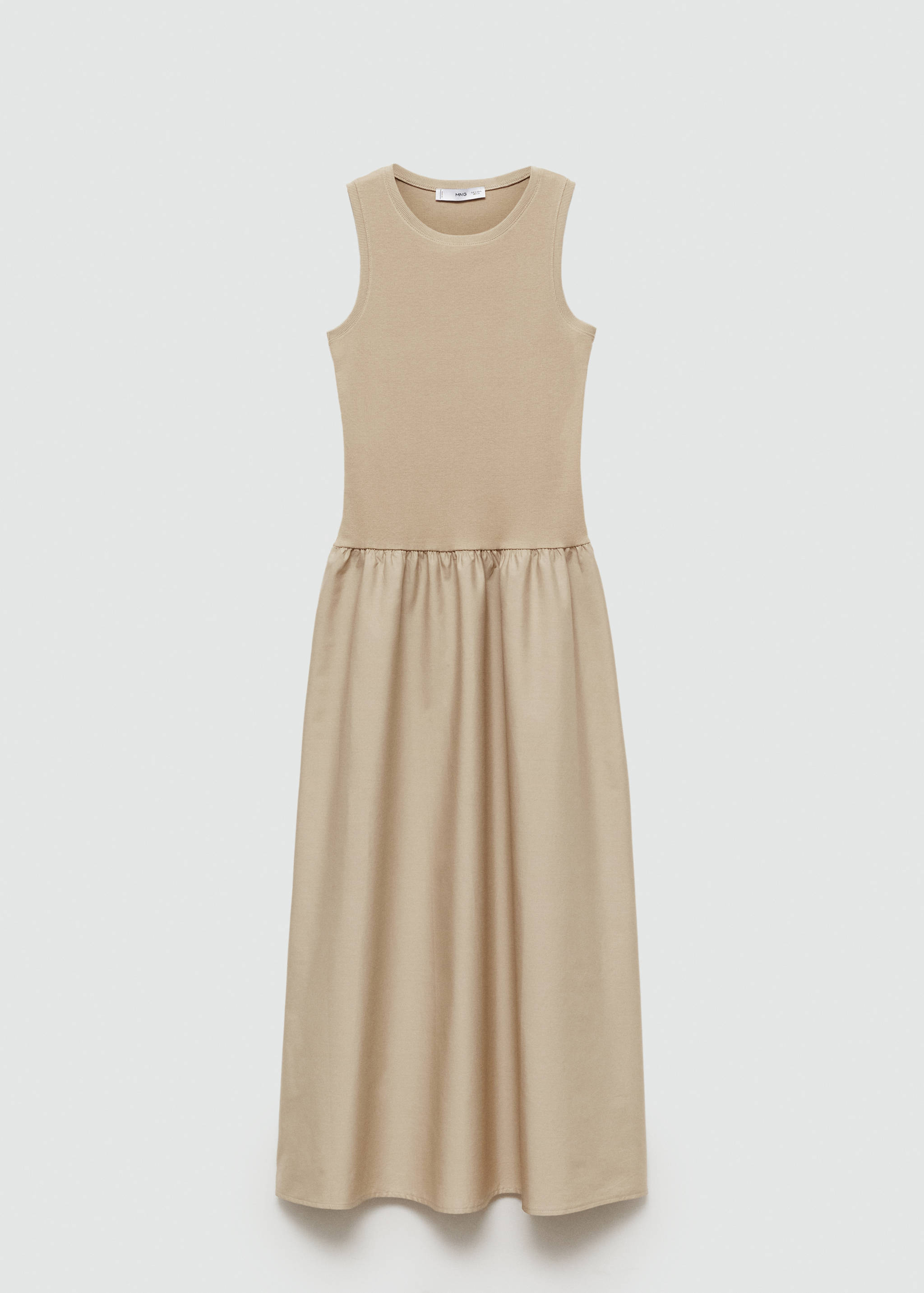 Vestido evasé combinado - Artículo sin modelo