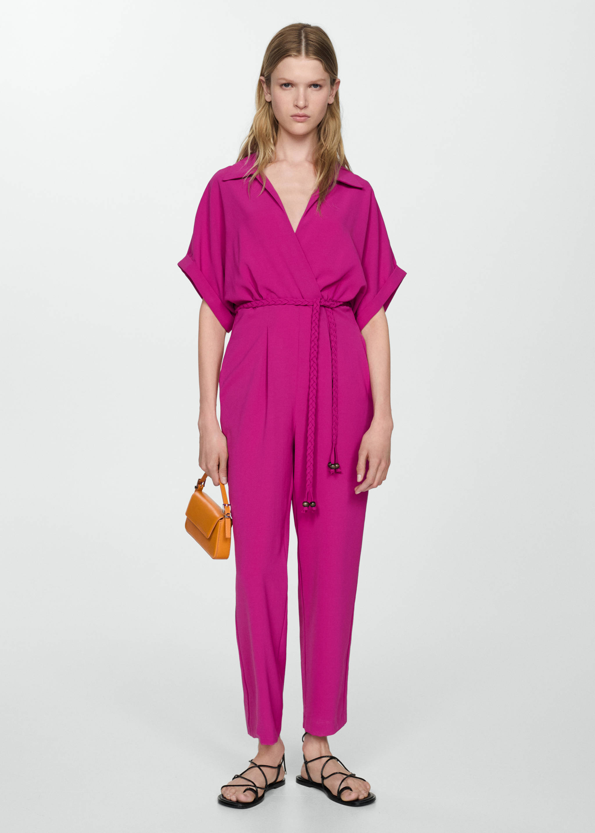 Bow long jumpsuit - General plane