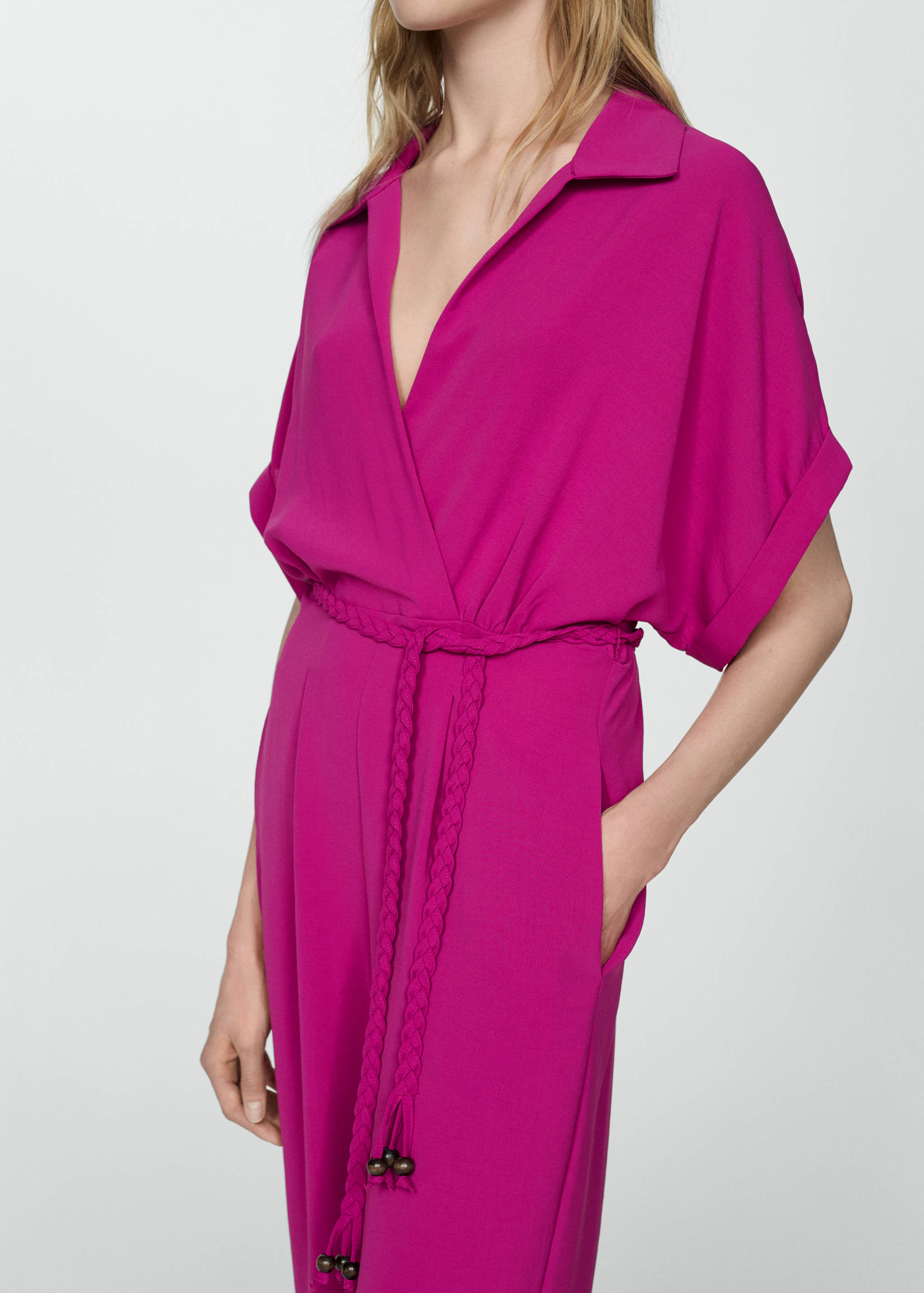 Bow long jumpsuit - Details of the article 6