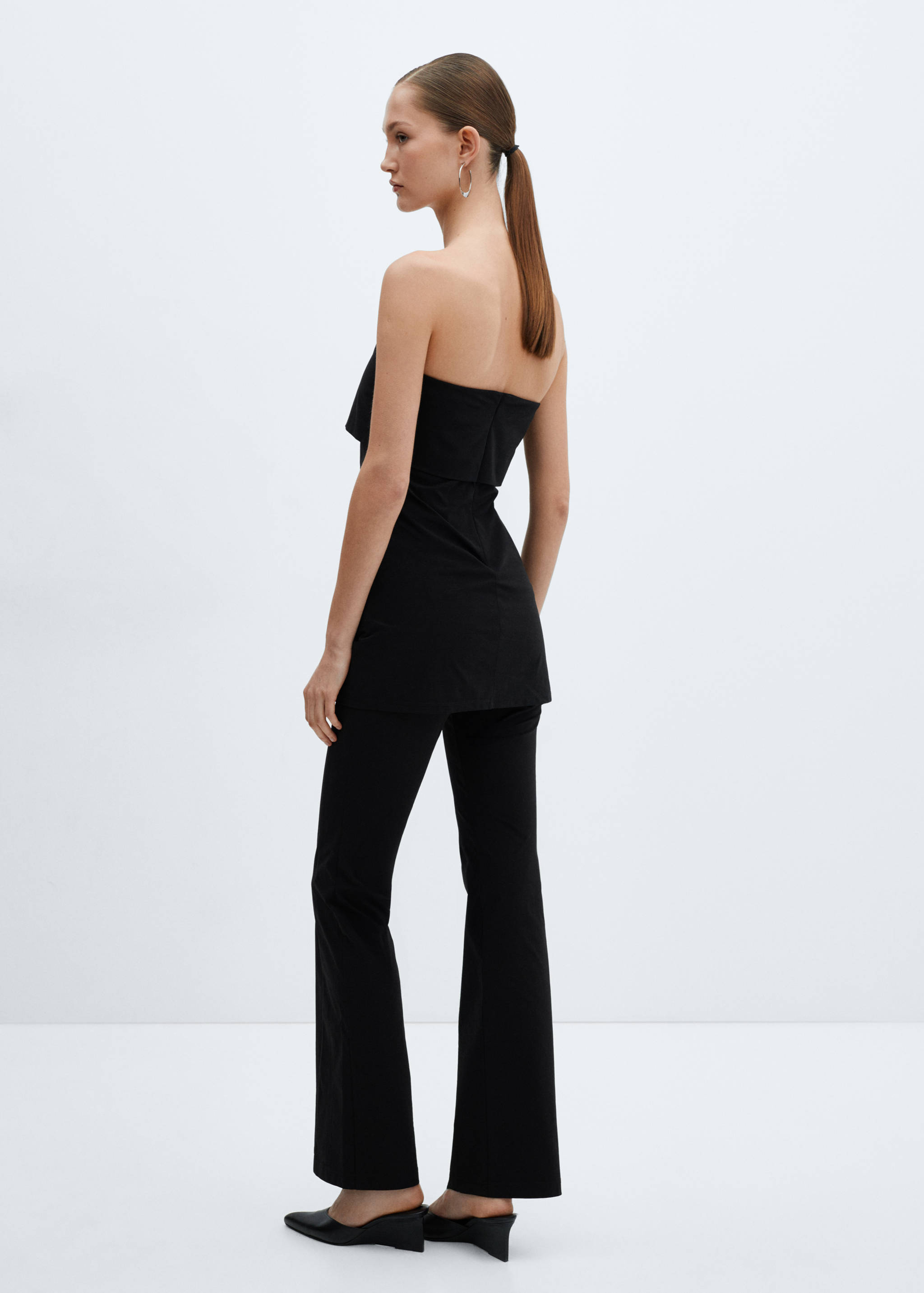 Draped detail top - Reverse of the article